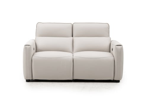 Maverick Leather Recliner Two Seat Sofa