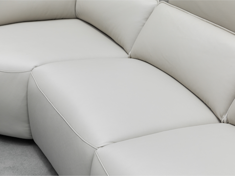 Maverick Leather Recliner Corner Lounge Option A 8