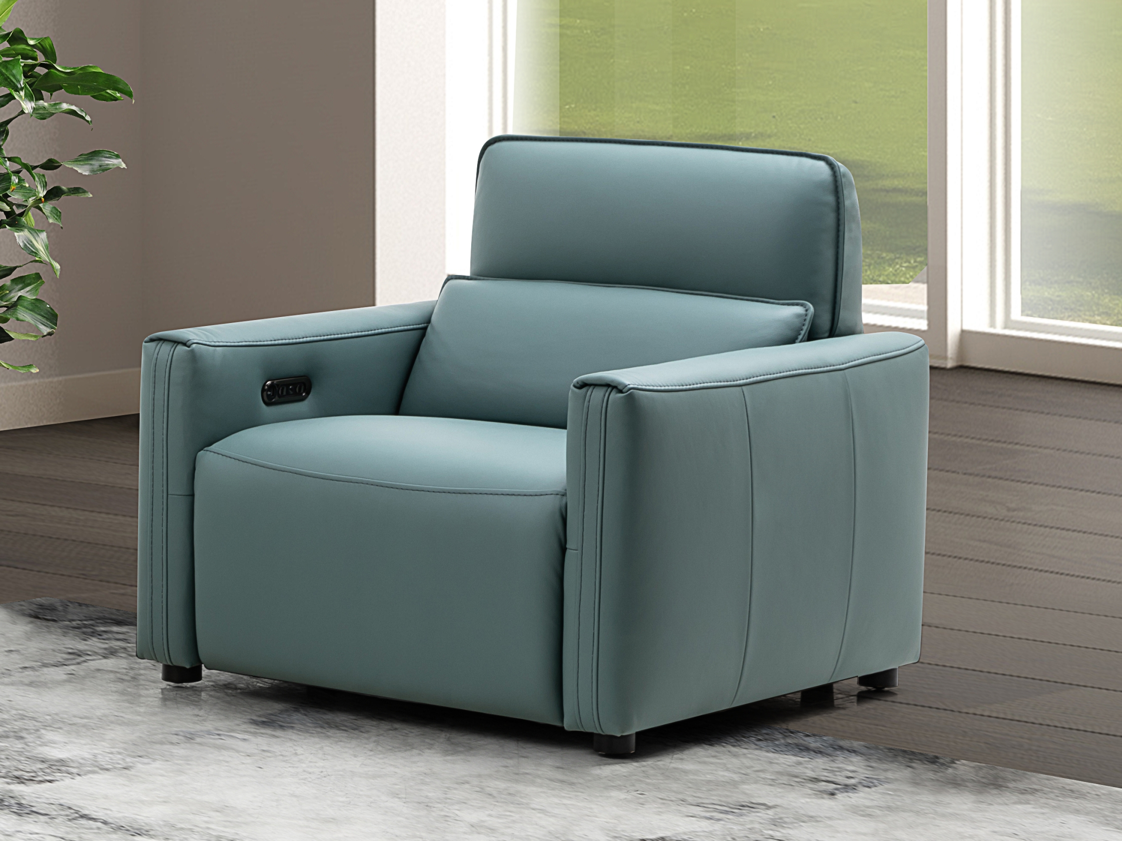 Maverick Leather Recliner Armchair 3