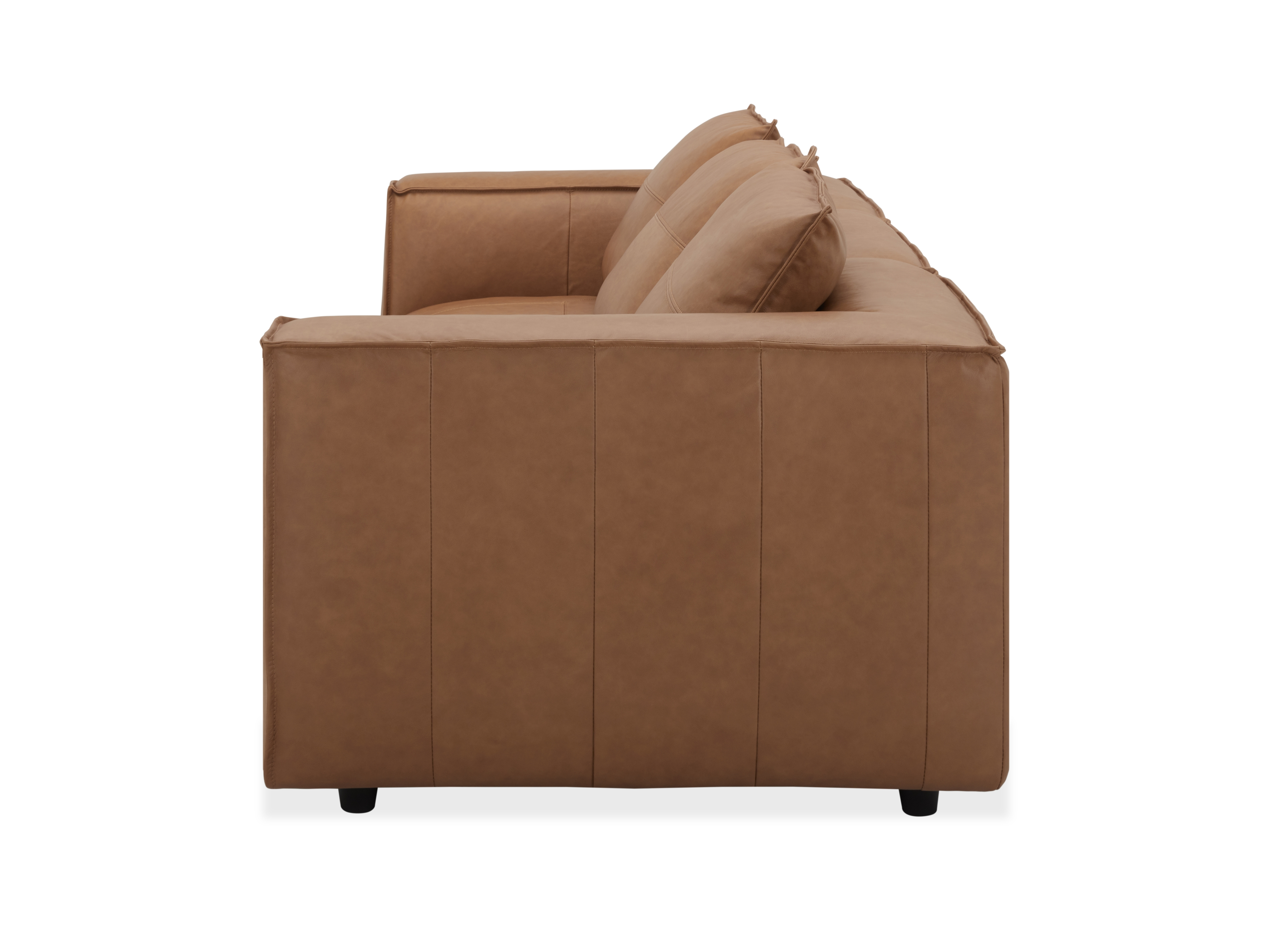 Enzo Leather Three Seat Sofa 3