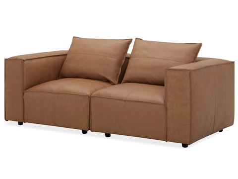 Enzo Leather Two Seater Sofa 2