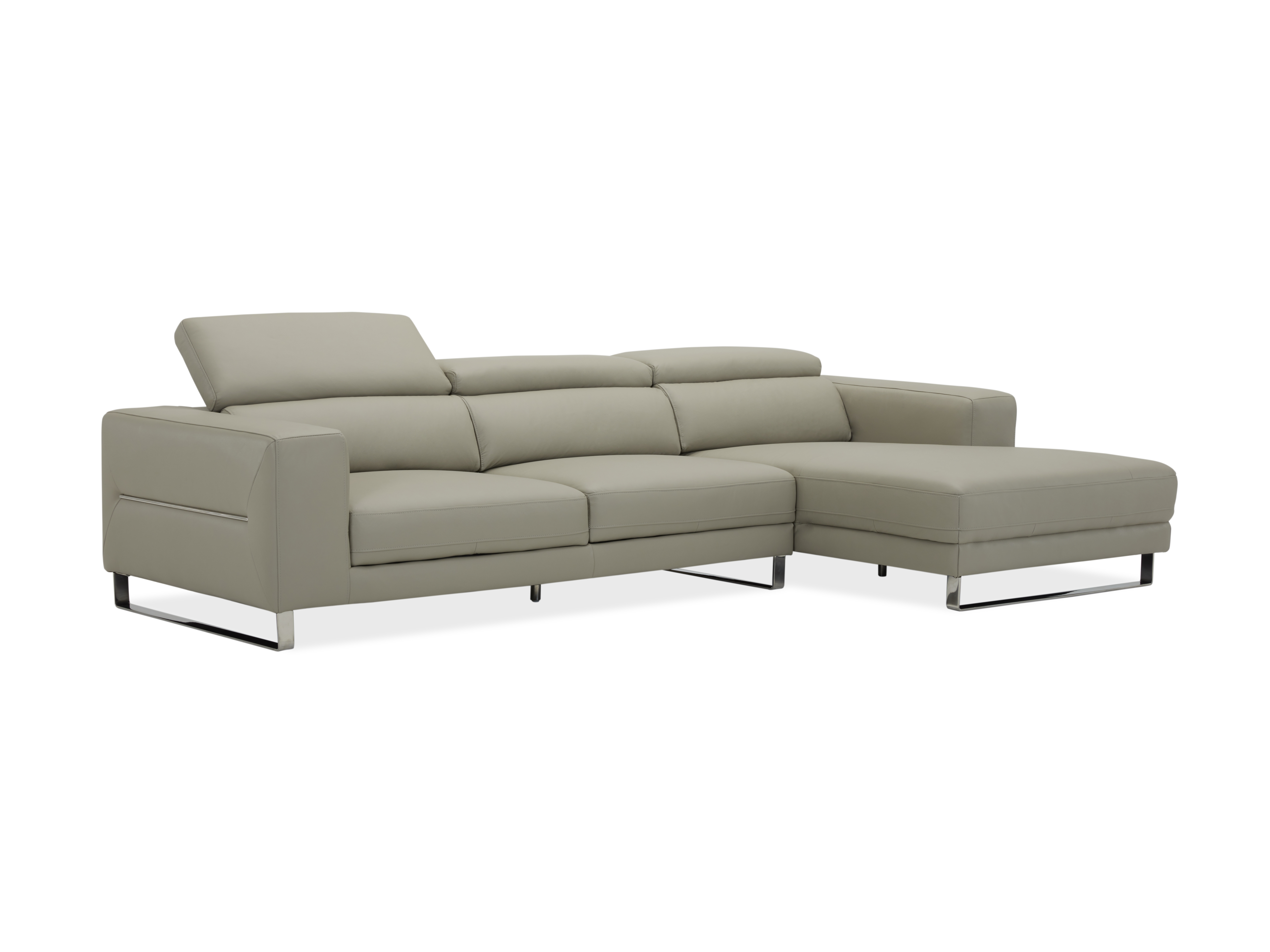 Elixir Leather Sliding Chaise Lounge 2