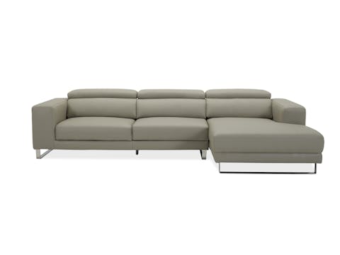 Elixir Leather Sliding Chaise Lounge