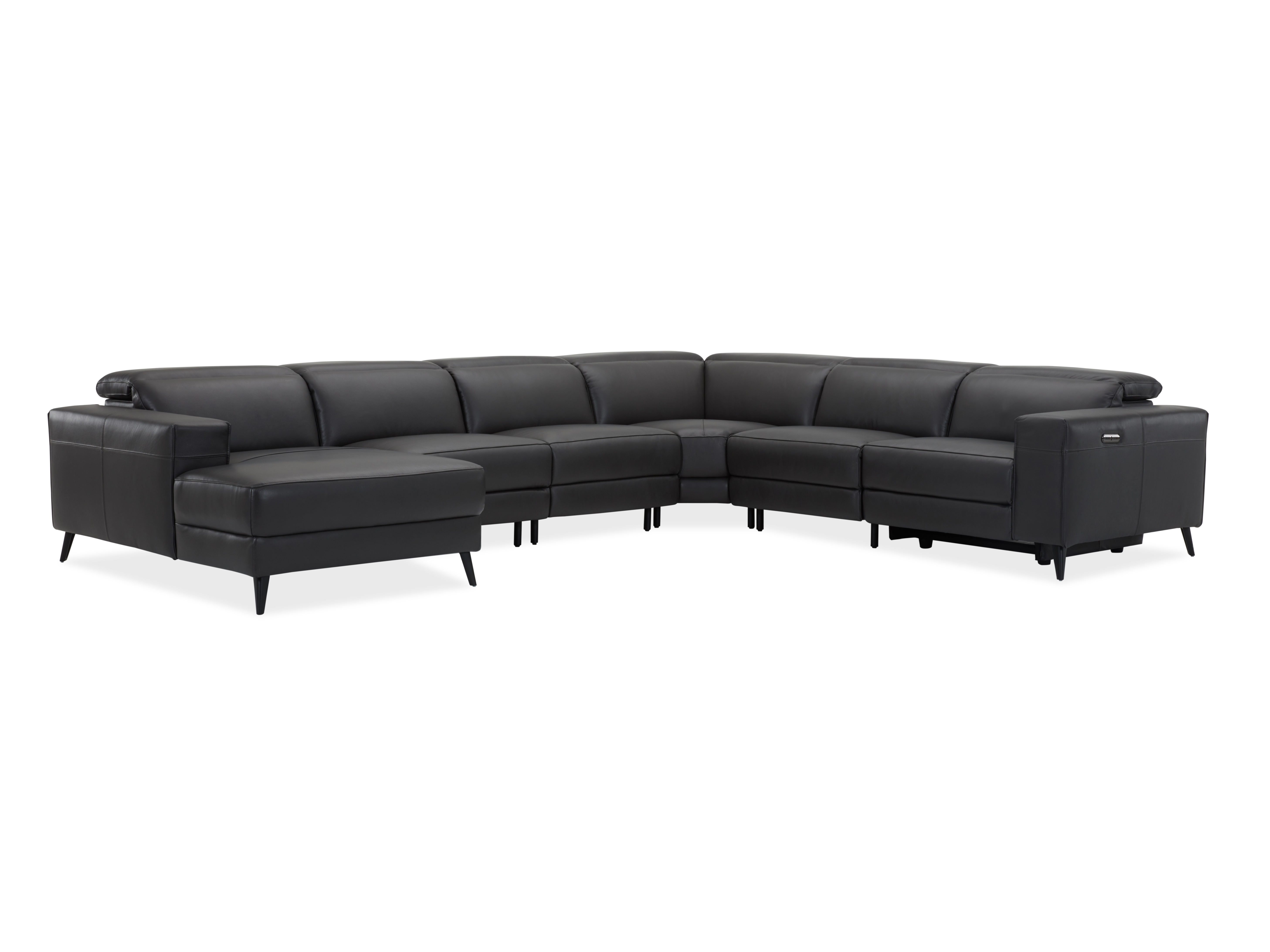 Stirling Leather Recliner Modular Lounge Option A 3