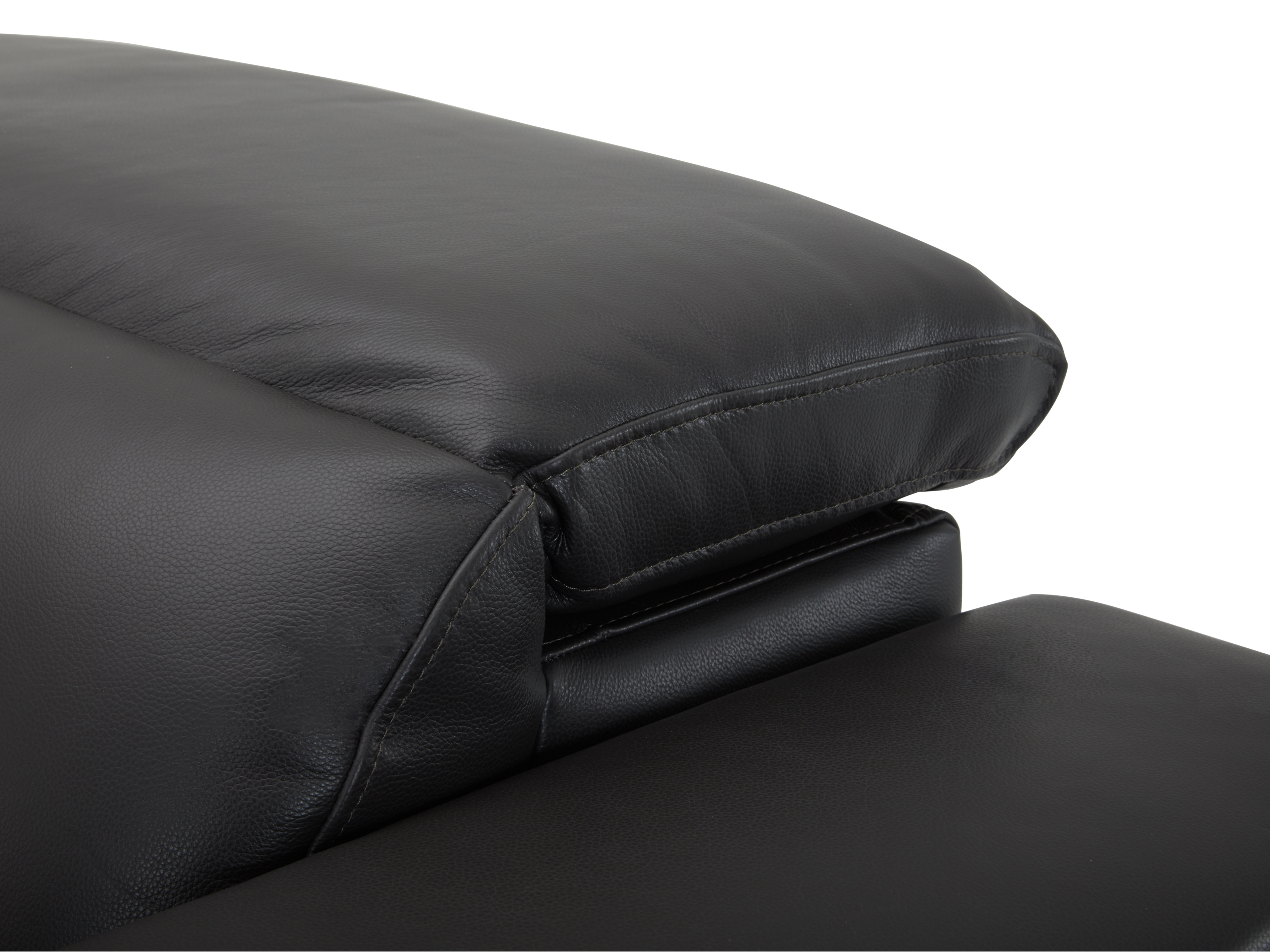 Stirling Leather Recliner Chaise Lounge Option B 6