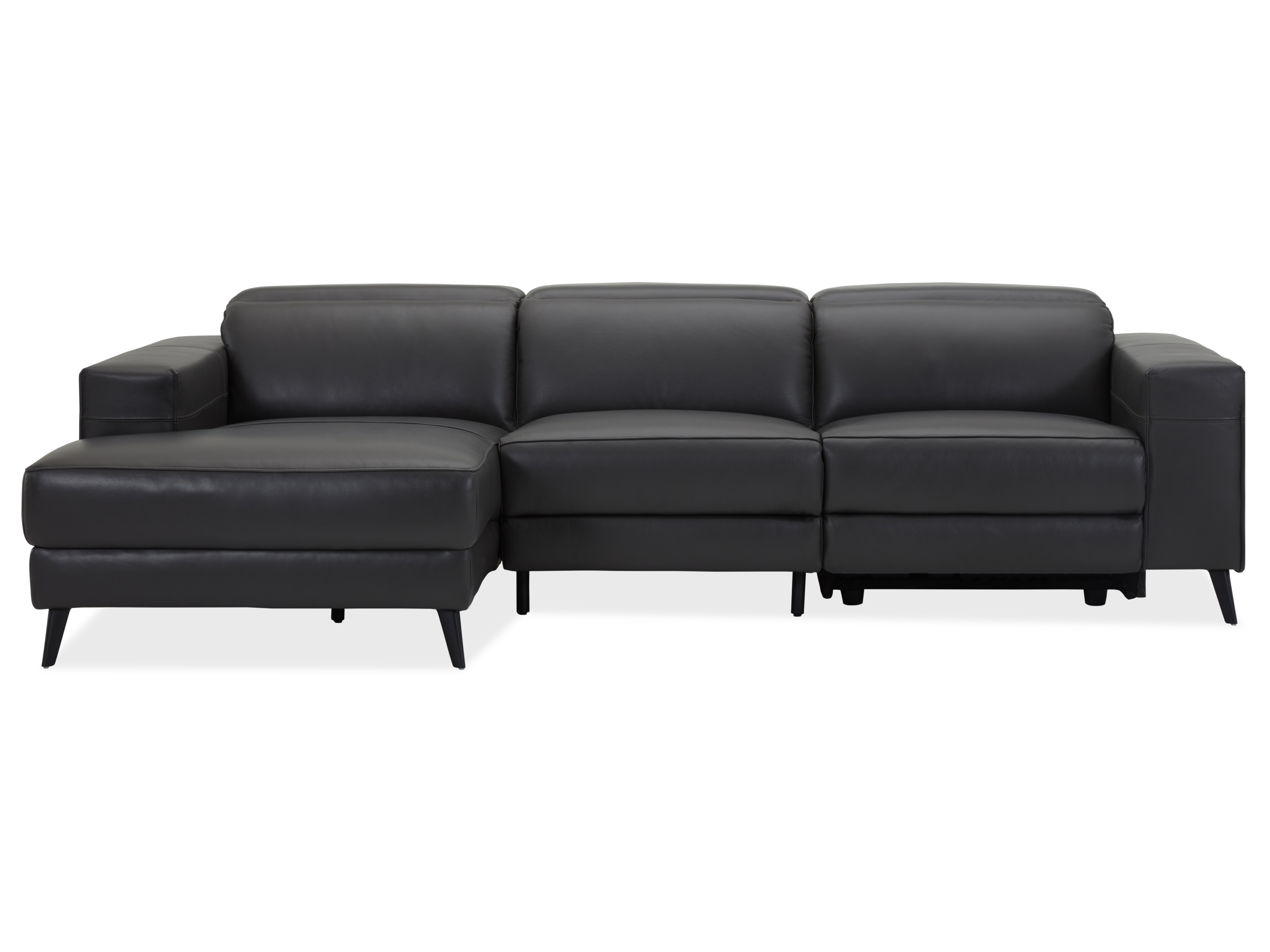Stirling Leather Recliner Chaise Lounge Option A 3