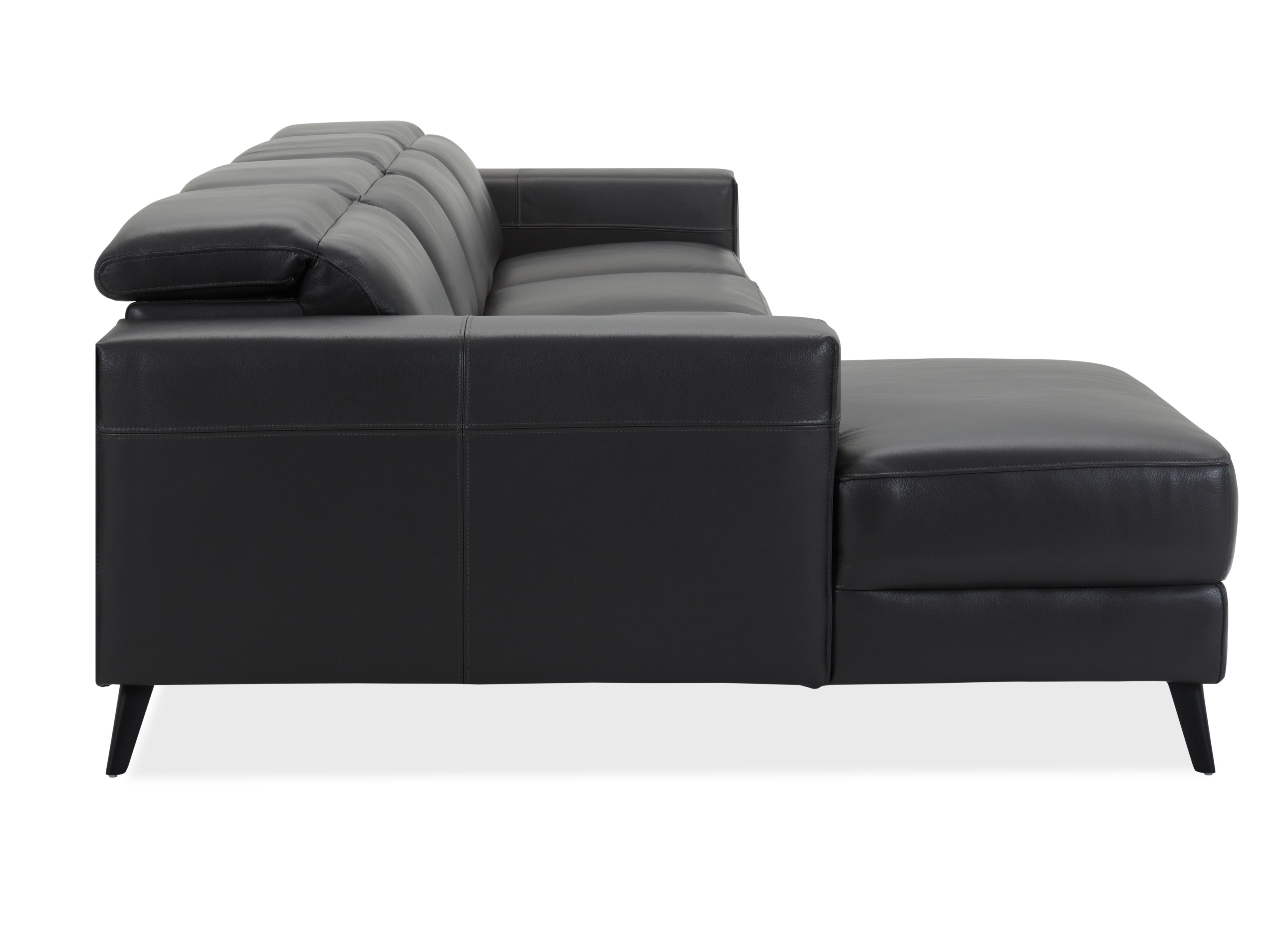 Stirling Leather Recliner Chaise Lounge Option B | Lounge Life