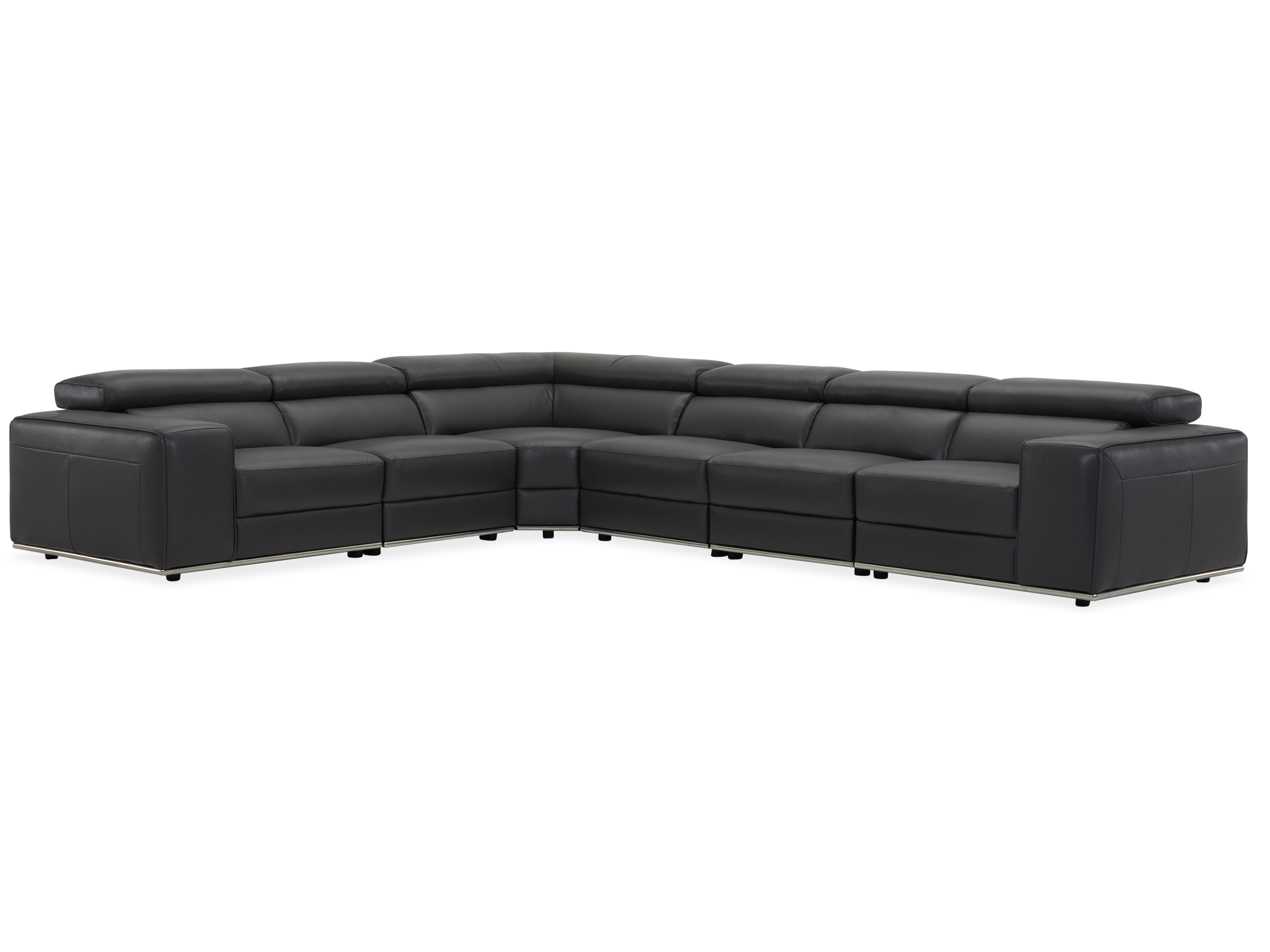 Lorenzo Leather Corner Lounge Option C 4