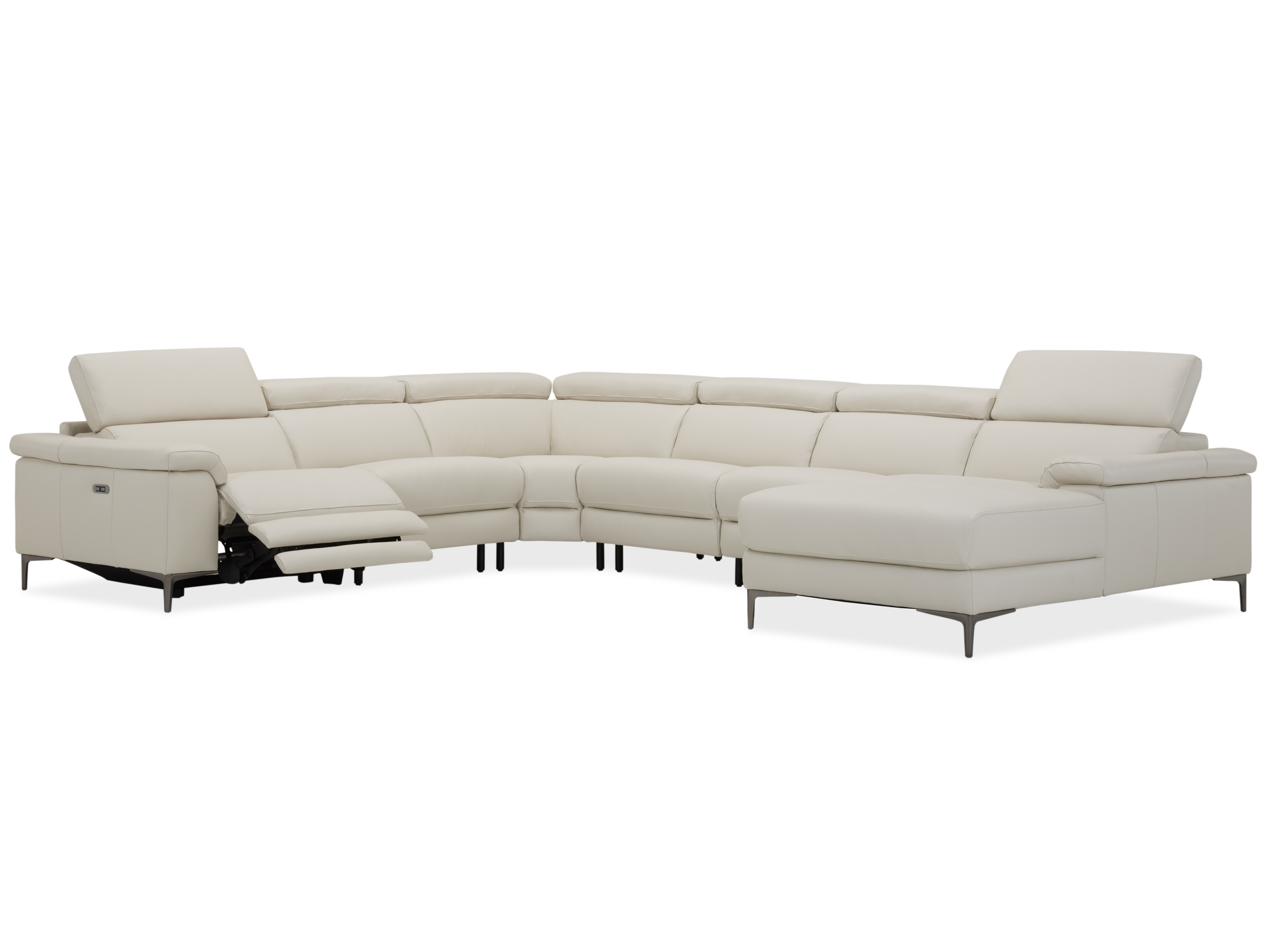 Carlisle Leather Recliner Modular Lounge Option A