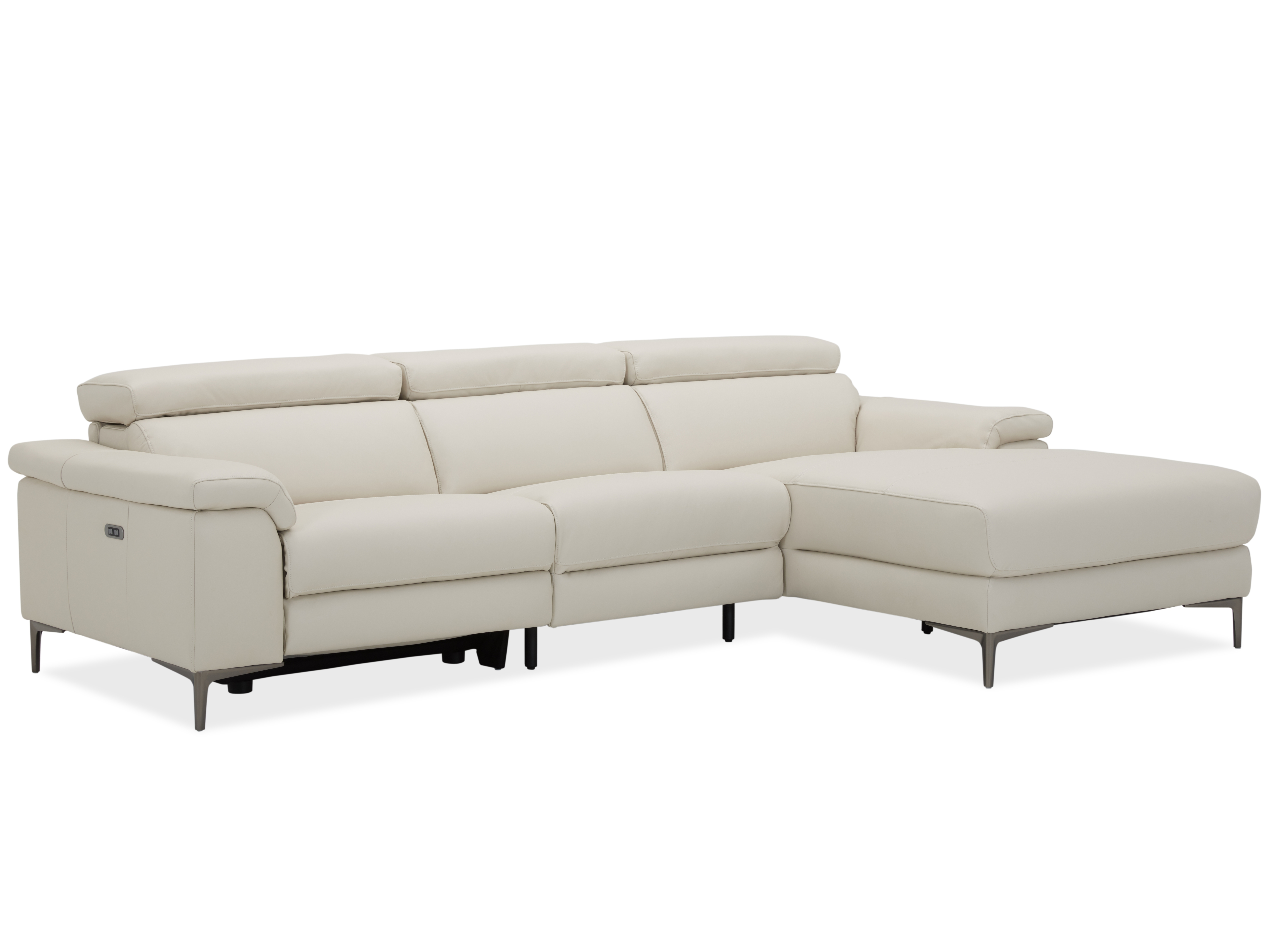 Carlisle Leather Recliner Chaise Lounge Option A 3