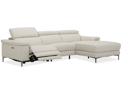 Carlisle Leather Recliner Chaise Lounge Option A 3