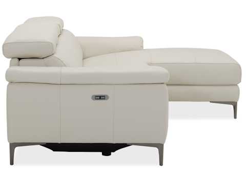 Carlisle Leather Recliner Chaise Lounge Option A 4