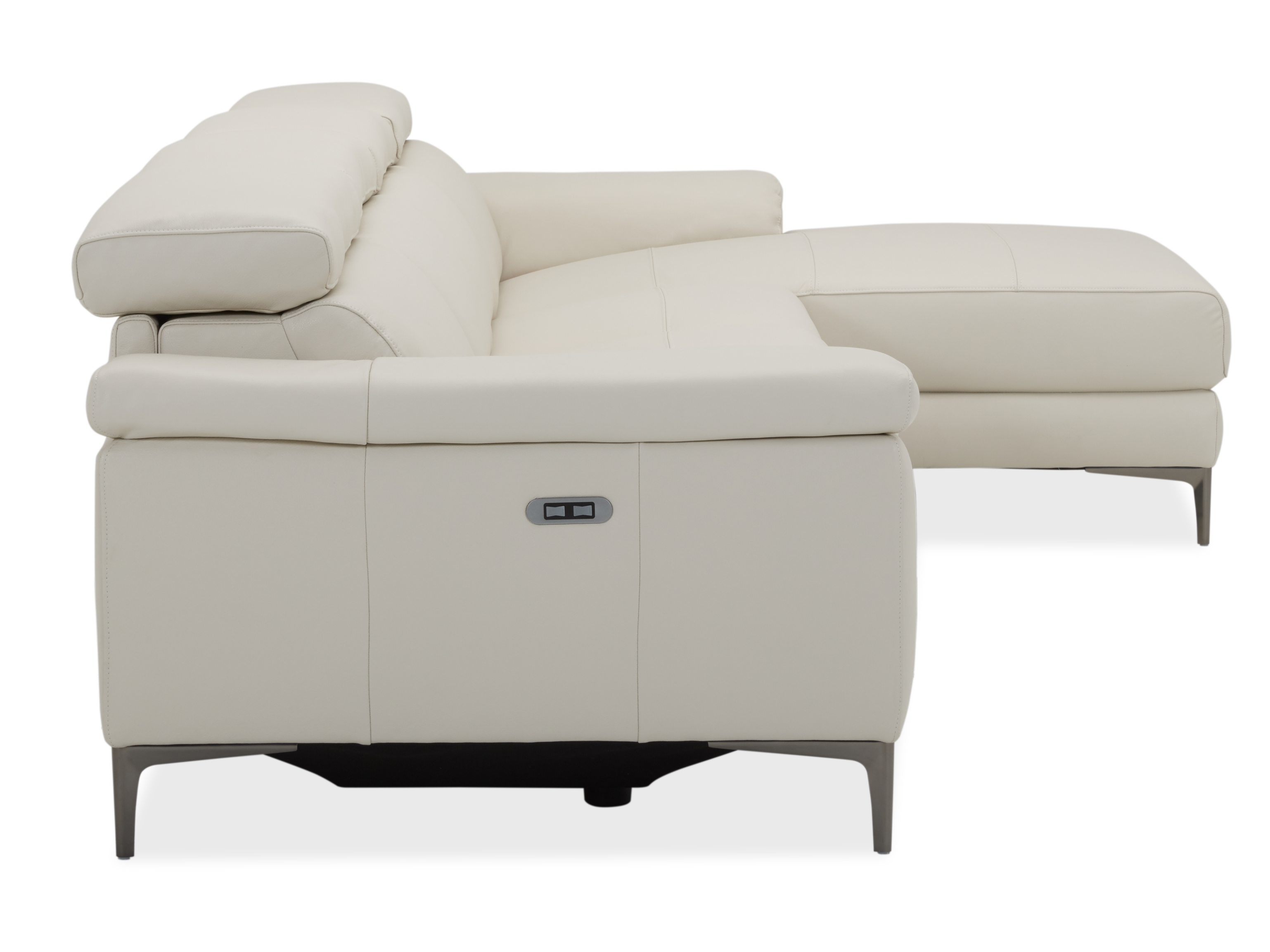 Carlisle Leather Recliner Chaise Lounge Option B | Lounge Life