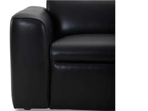 Broadway Leather 3 Seater Home Theatre Recliner Lounge 5