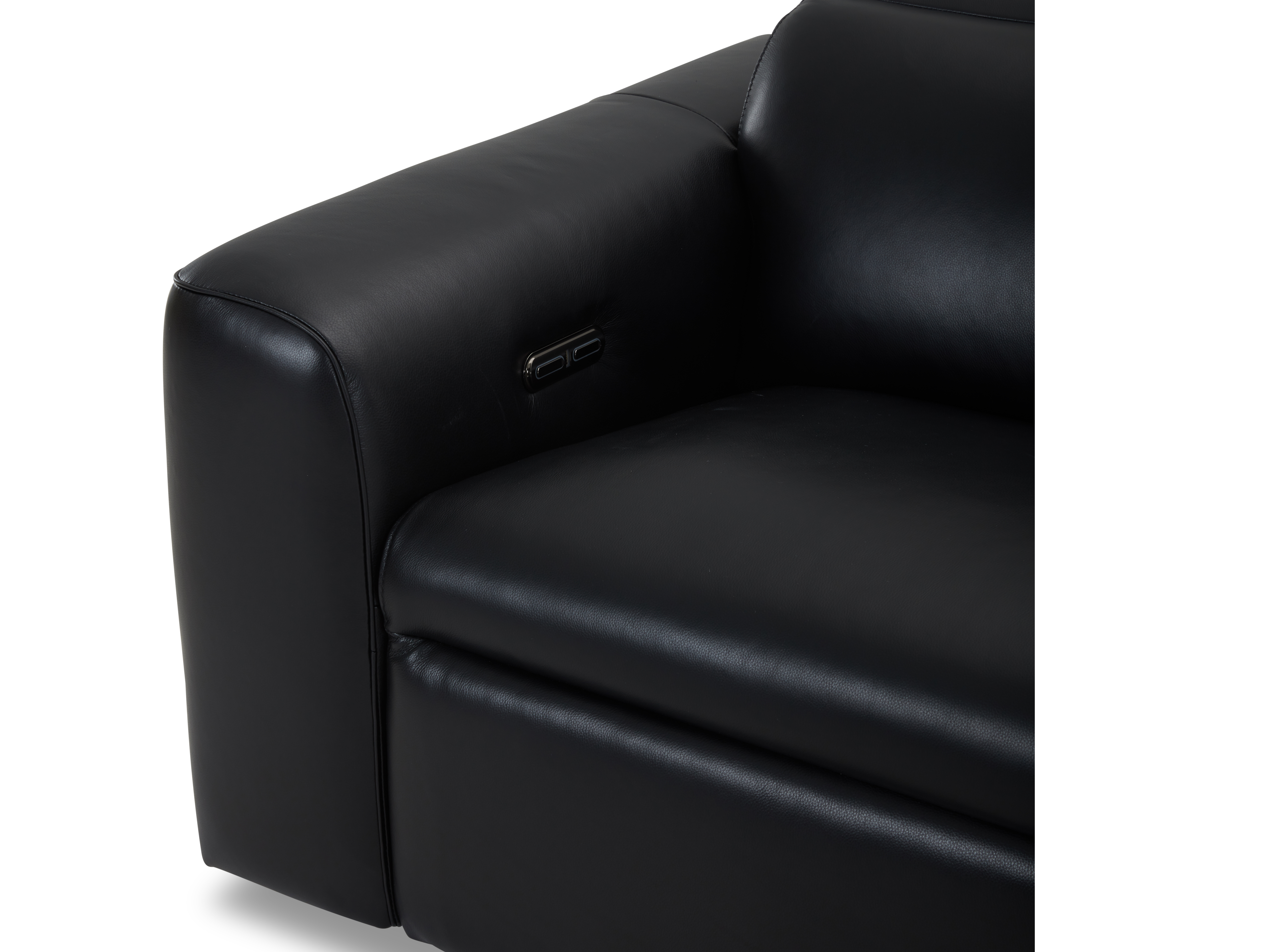 Broadway Leather 3 Seat Home Theatre Recliner Lounge 7