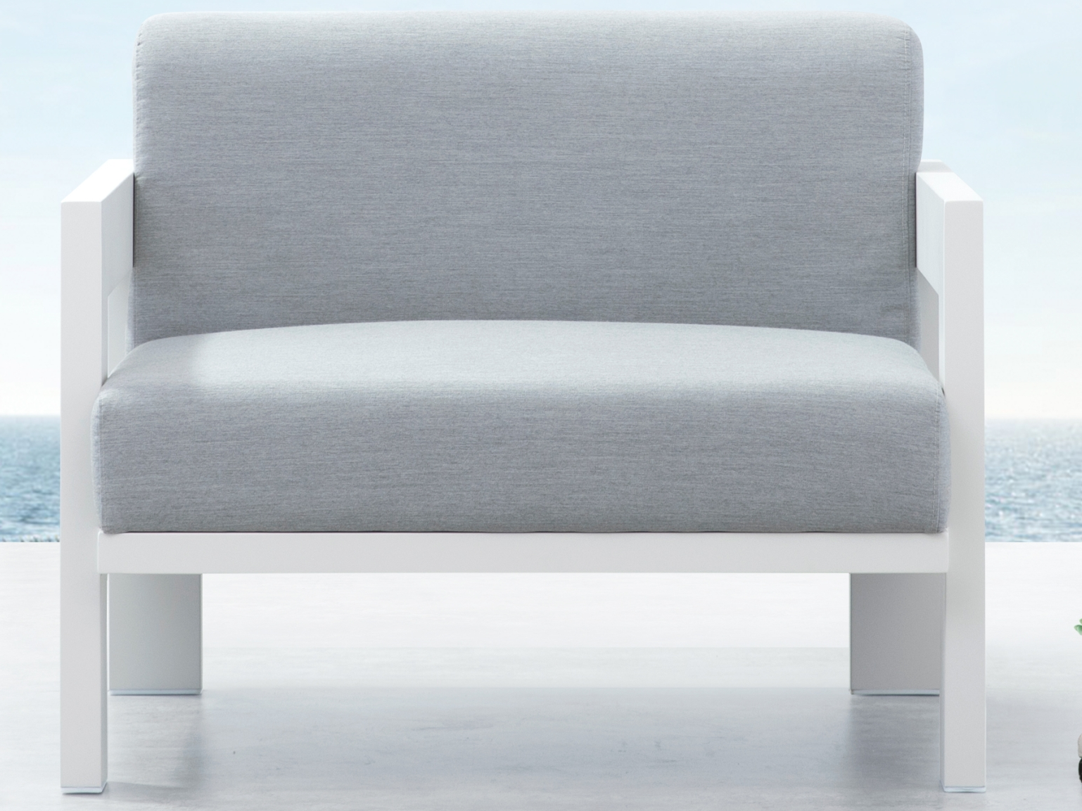 New Noosa White Outdoor Armchair 2