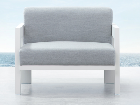 New Noosa White Outdoor Armchair 1
