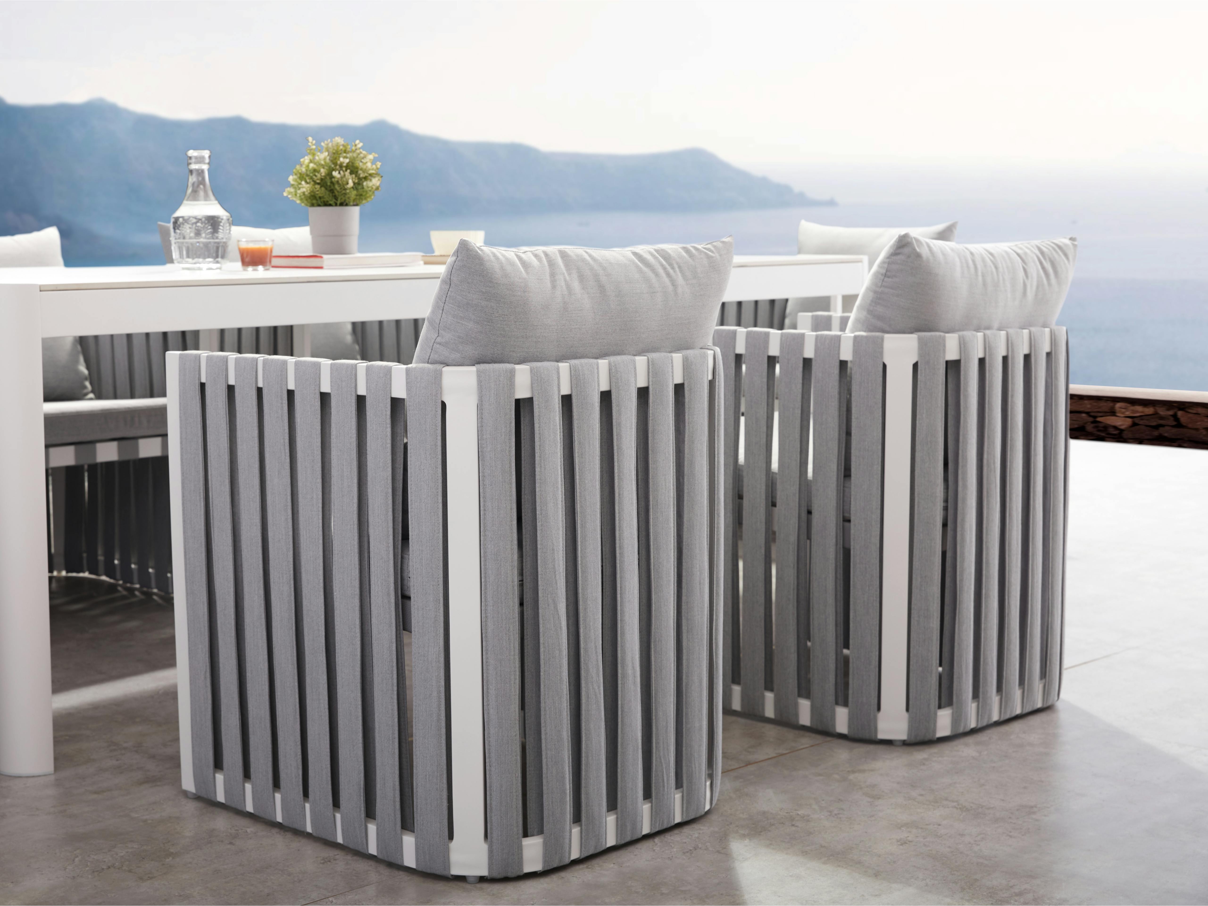 Manly Cove White Outdoor Dining Chair