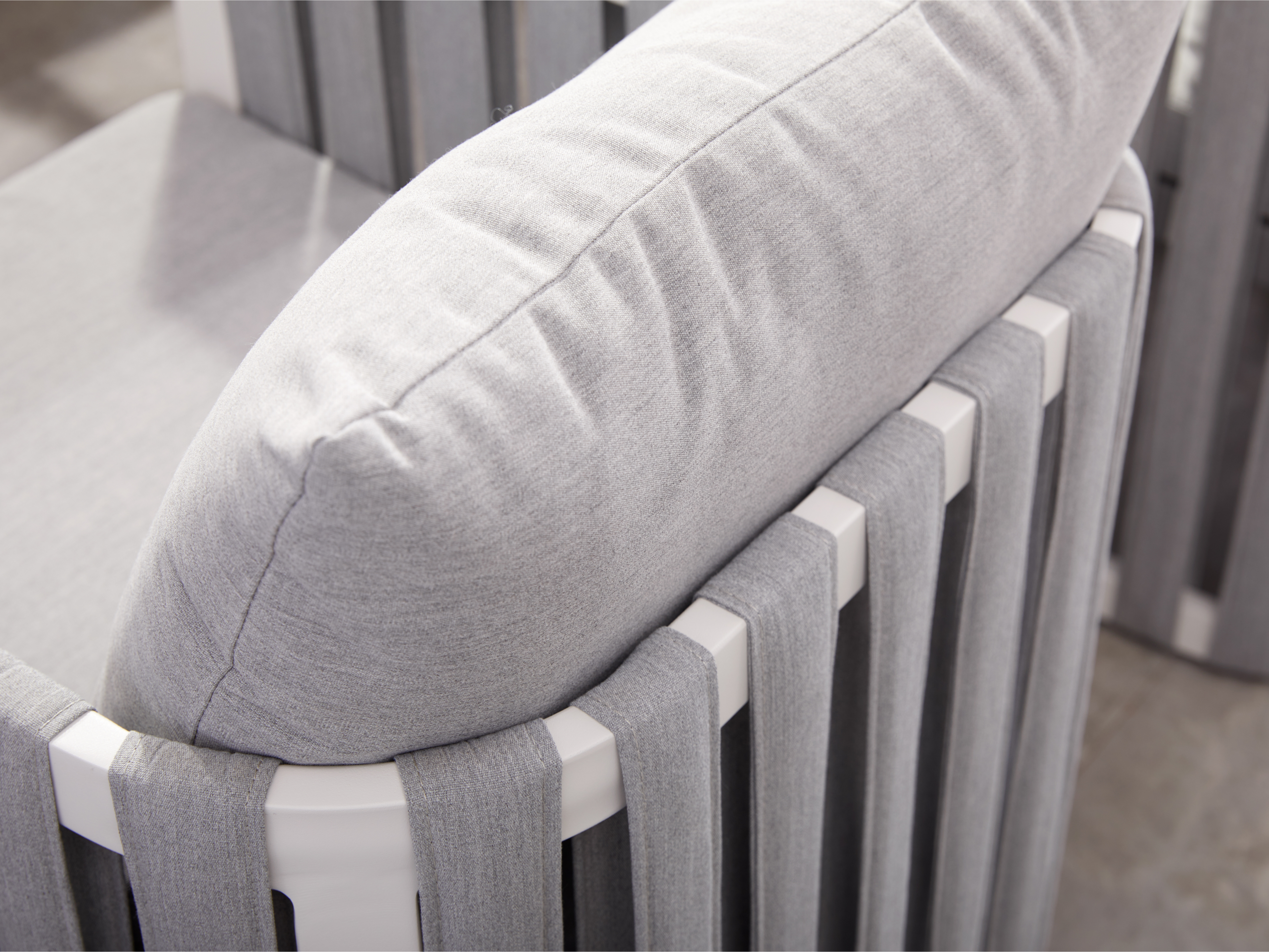 Manly Cove White Outdoor Dining Chair 2