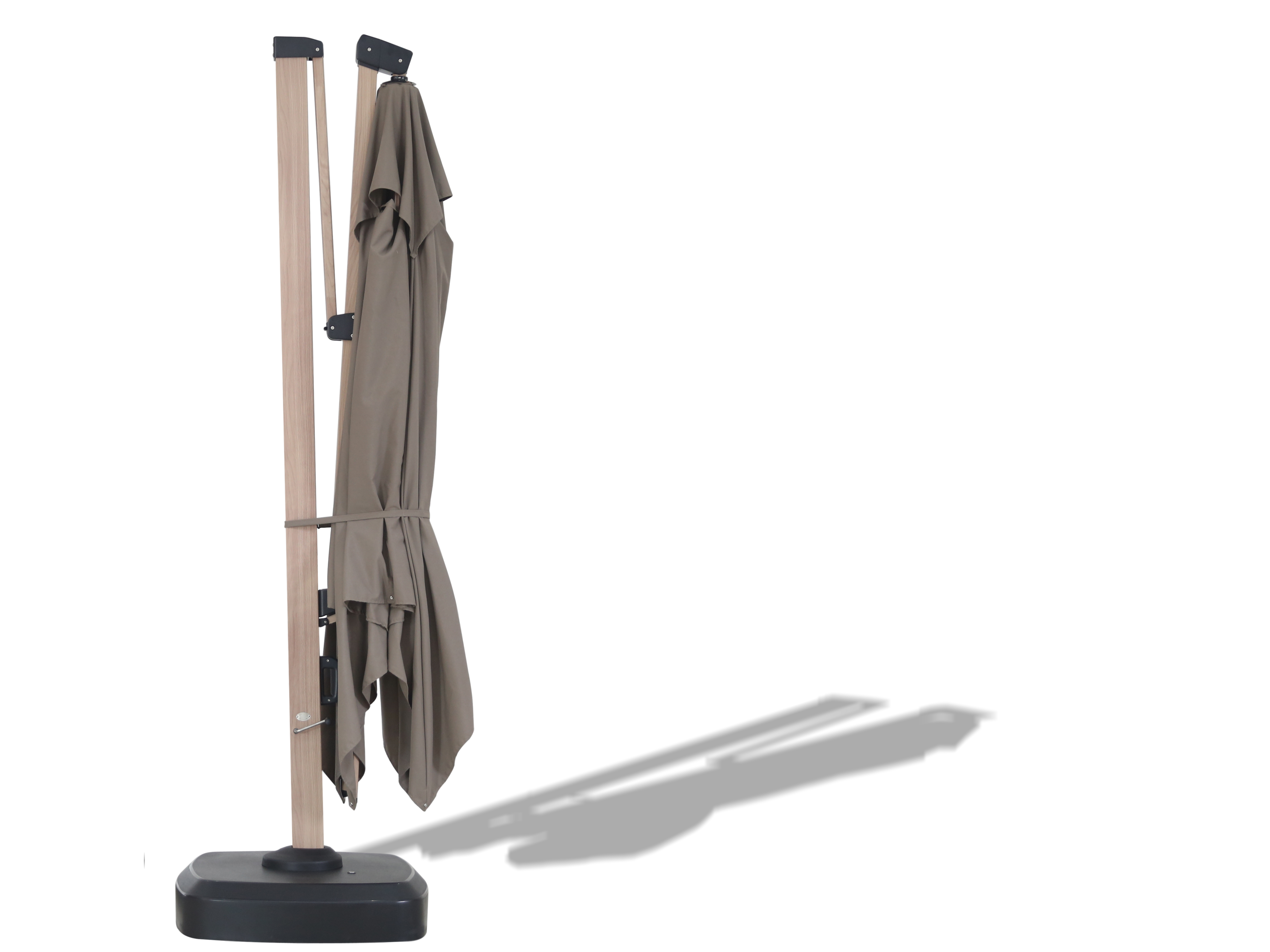 Billabong Taupe Outdoor Cantilever Umbrella 5