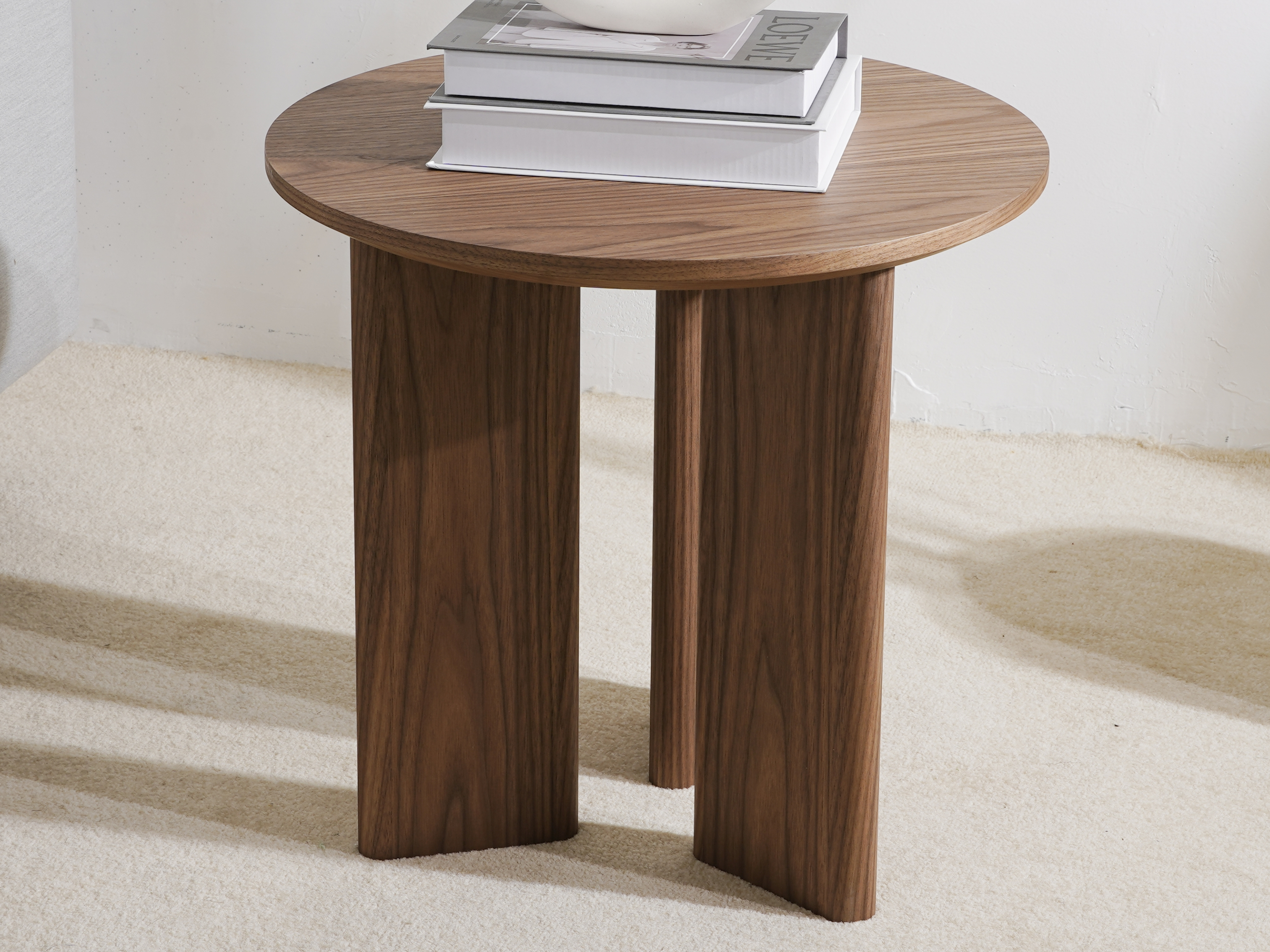 Romano Walnut Side Table
