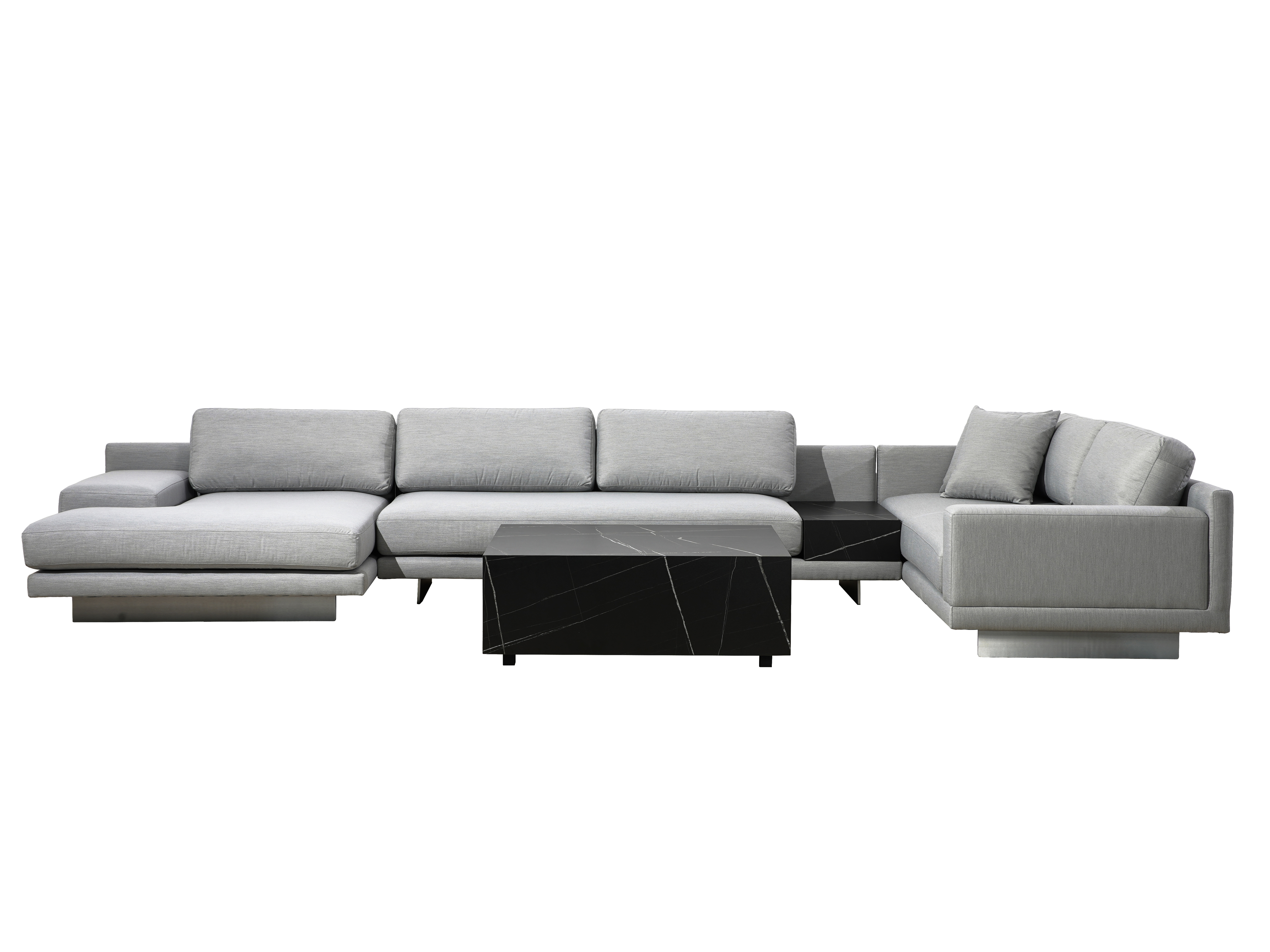 Vaucluse Outdoor Modular Lounge With Ceramic Insert And Coffee Table 5
