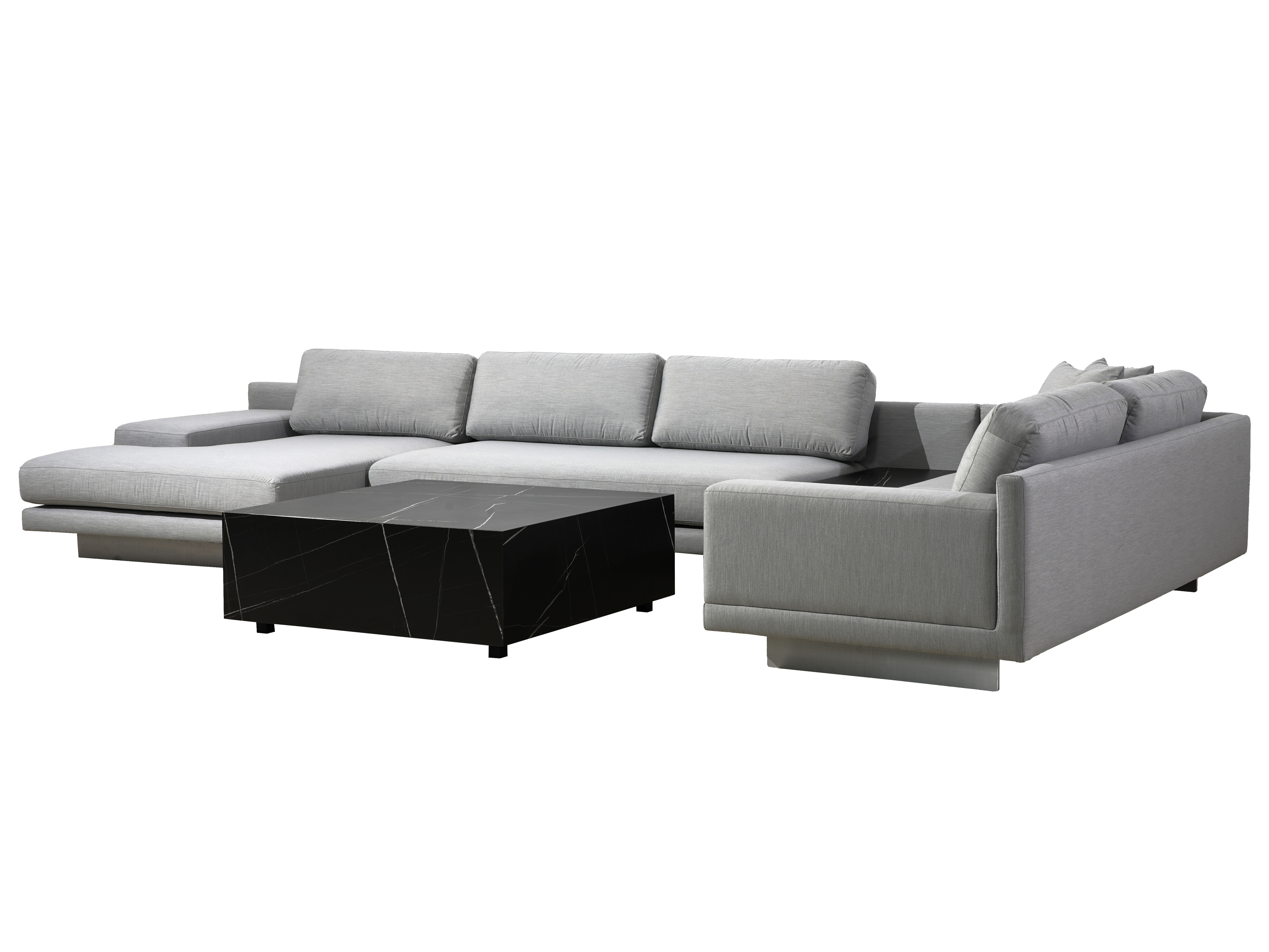 Vaucluse Outdoor Modular Lounge With Ceramic Insert And Coffee Table 4