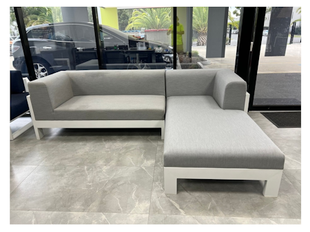 NEW NOOSA White Chaise Lounge