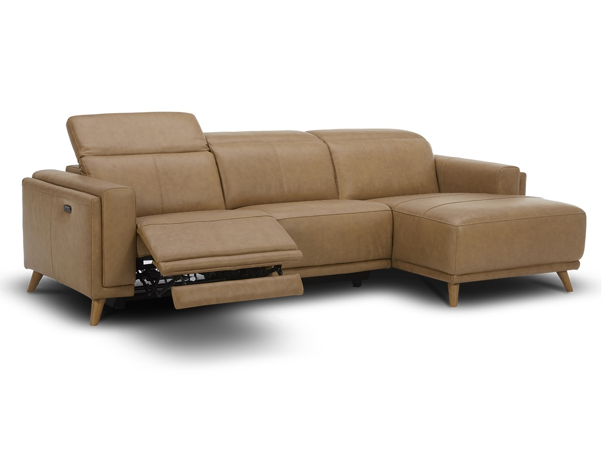 Zenith Leather Recliner Chaise Lounge