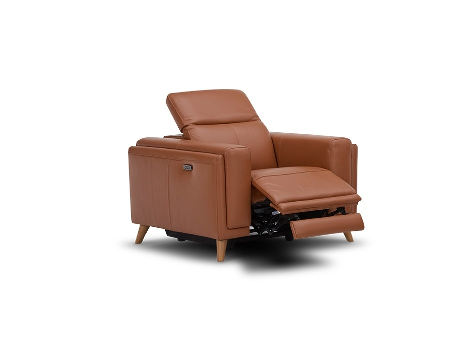 Zenith Leather Recliner Armchair 3