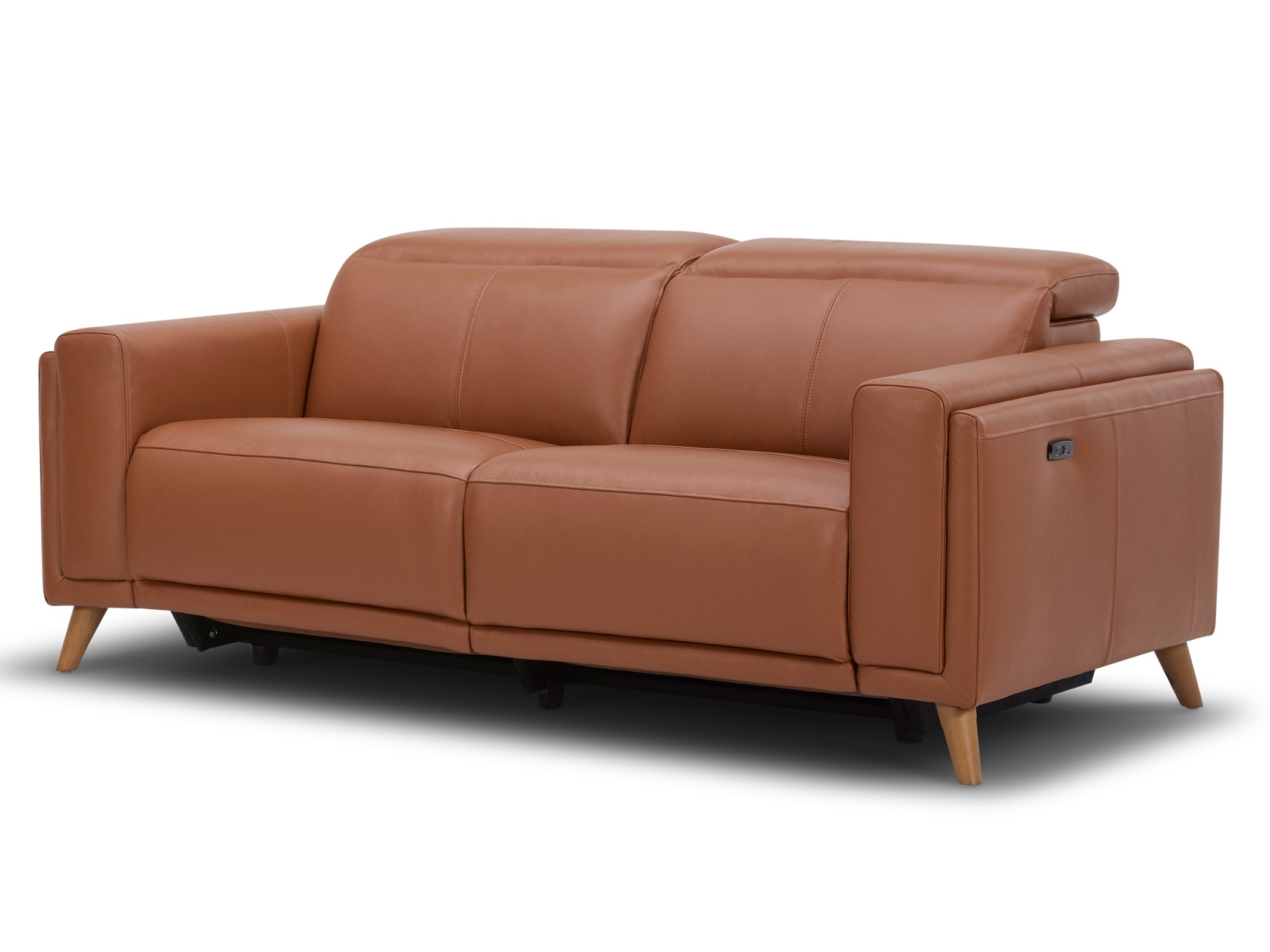 Zenith Leather Recliner Three Seat Sofa 3