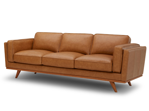 Olafur Leather Three Seater Sofa 2