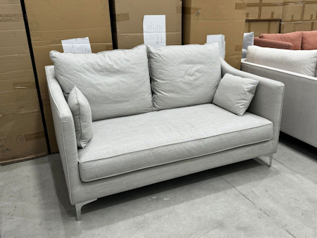 ADA Fabric Two Seat Sofa (Warrick Gravity Sand - Soft Feather)