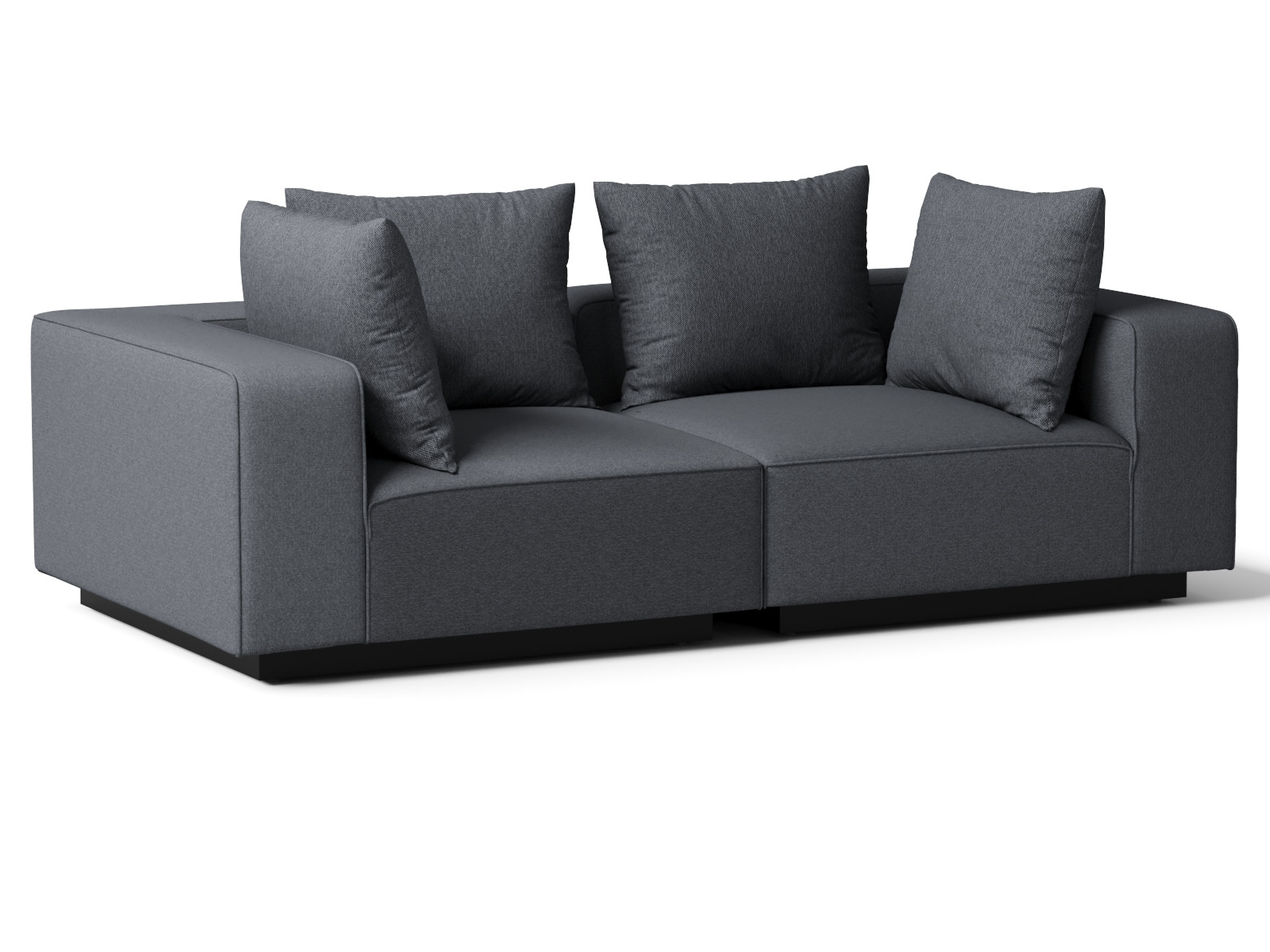 Laguna Grey Outdoor Two Seat Sofa 2