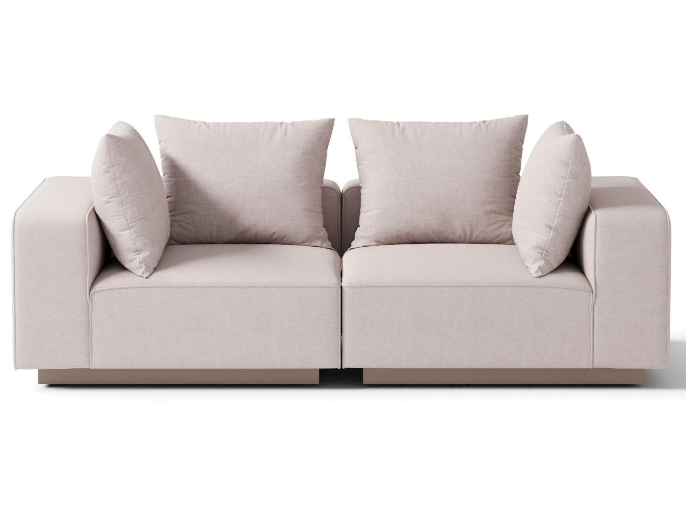 Laguna Latte Outdoor Two Seat Sofa