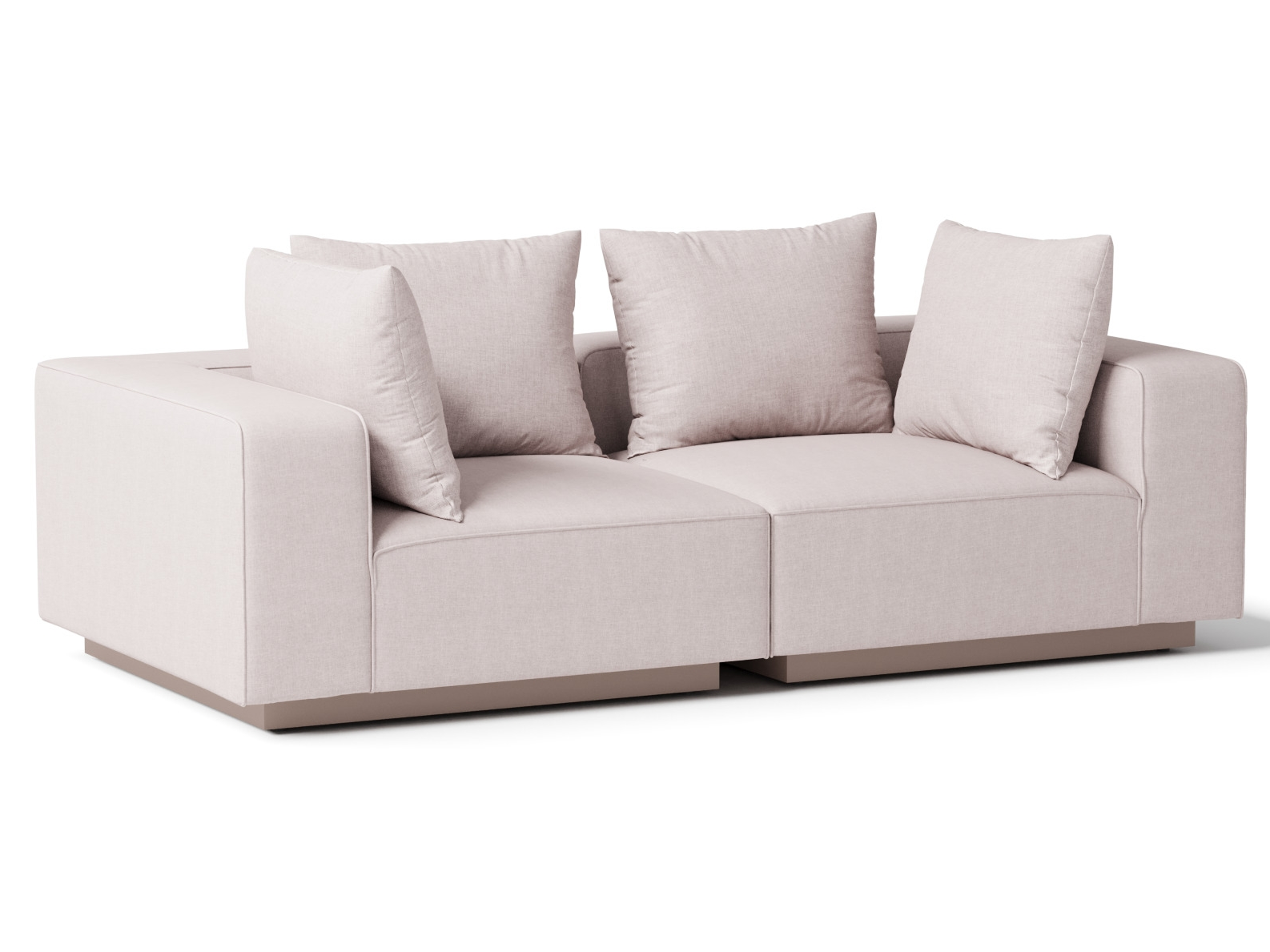 Laguna Latte Outdoor Two Seat Sofa 2