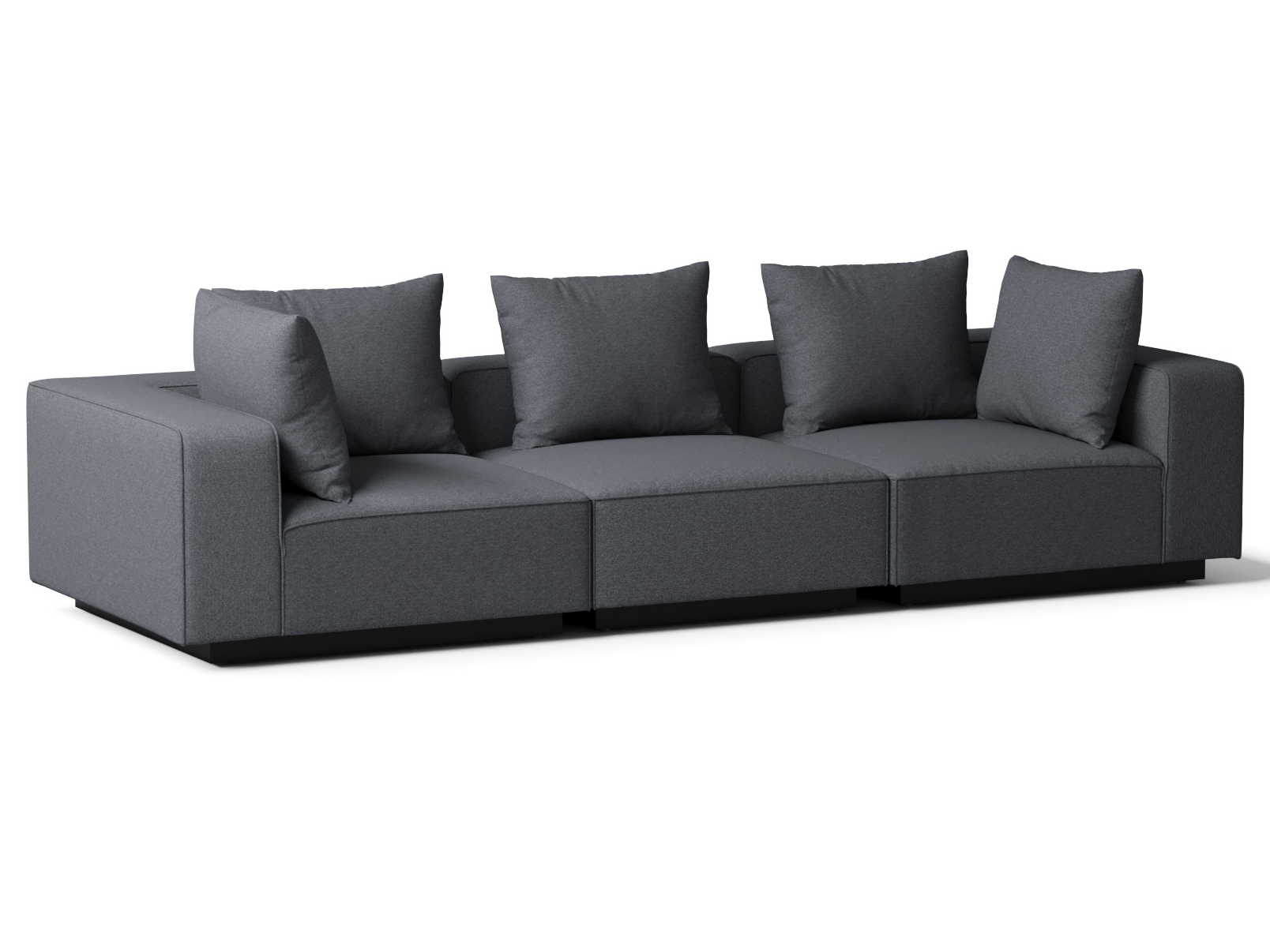 Laguna Grey Outdoor Three Seat Sofa 2