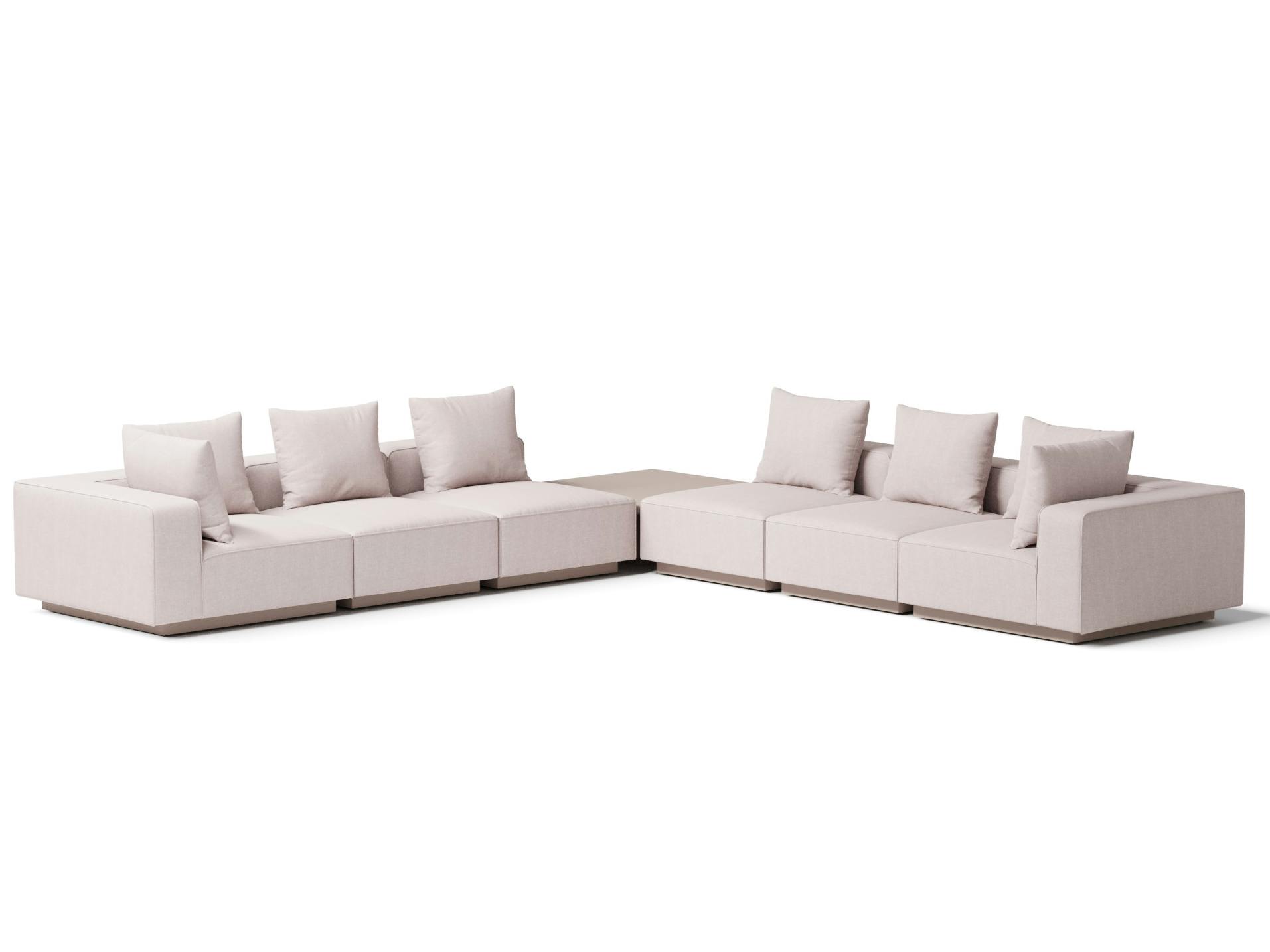 Laguna Latte Outdoor Seven Ways Lounge System