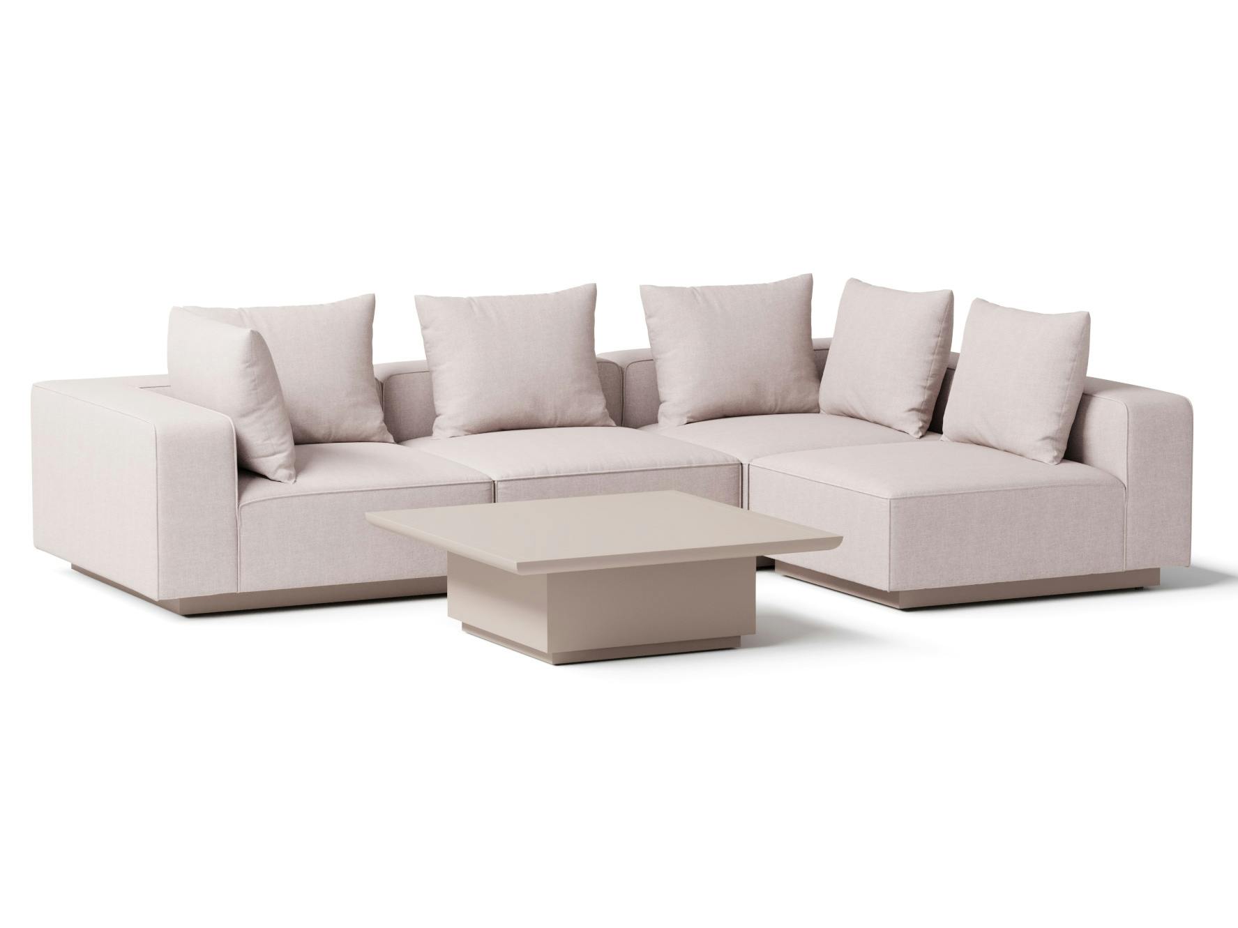 Laguna Latte Outdoor Five Ways Lounge System