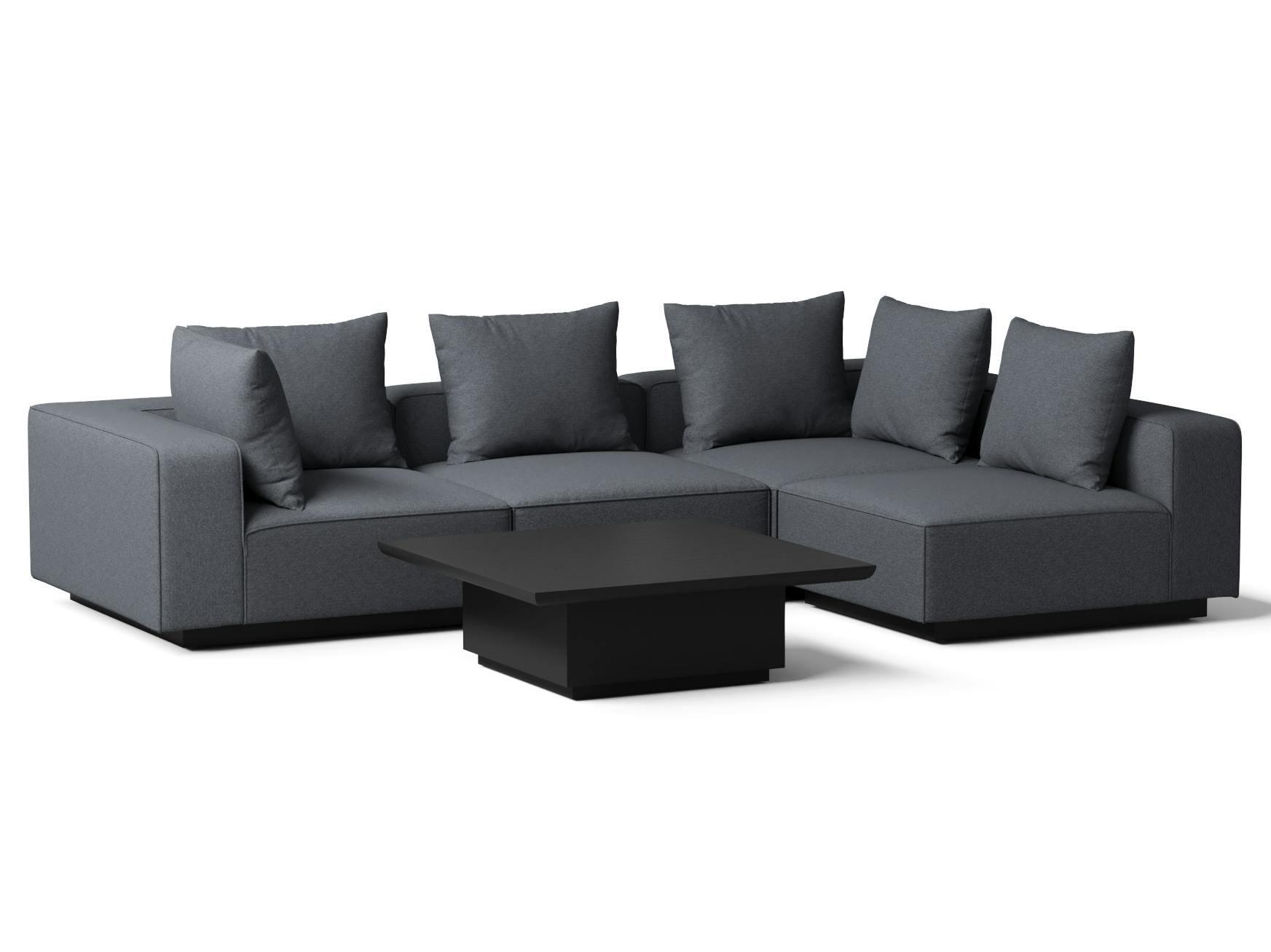 Laguna Grey Outdoor Five Ways Lounge System