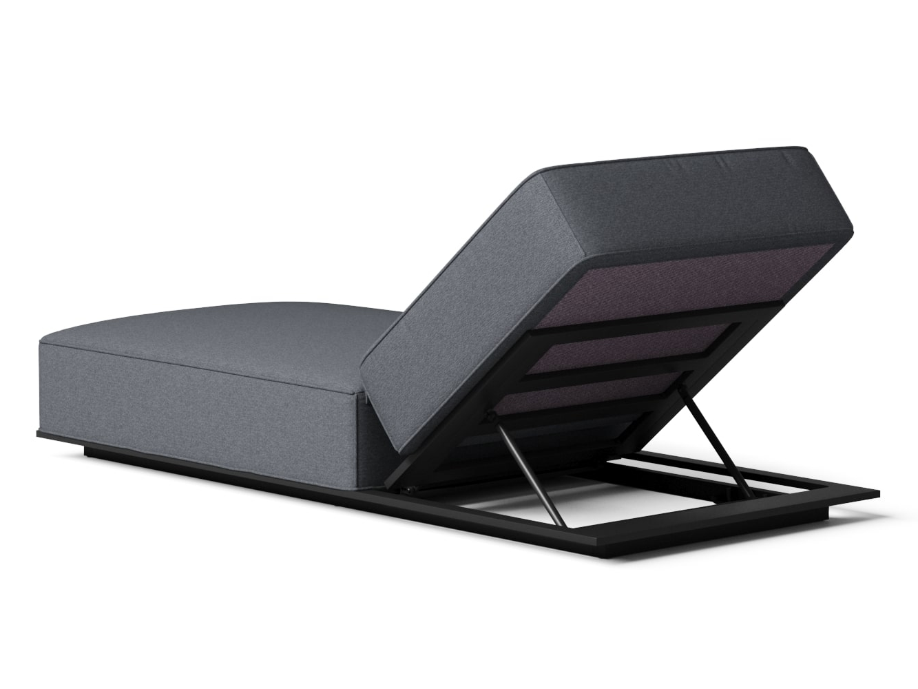 Laguna Grey Outdoor Sunlounge 3