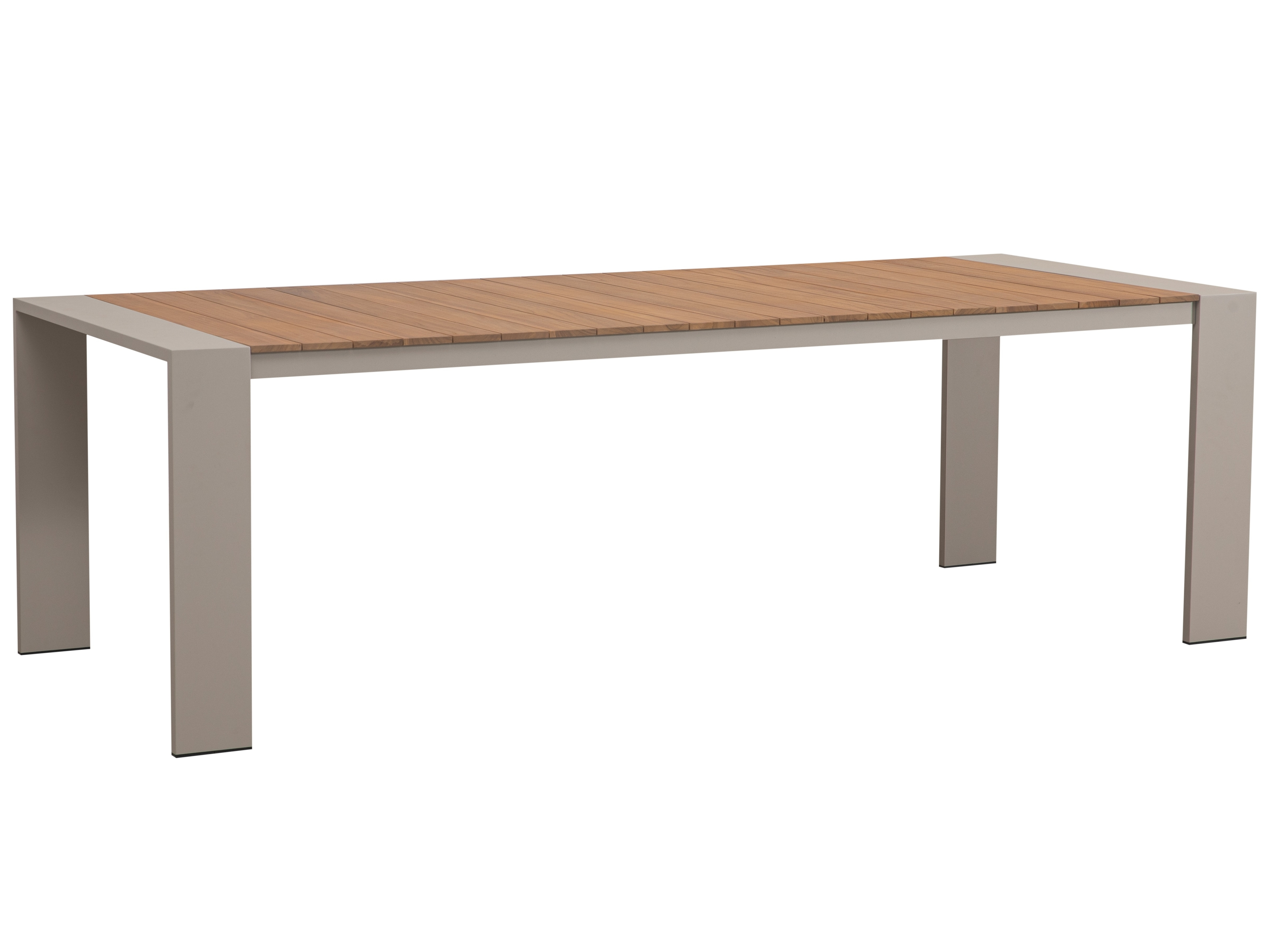 Torquay Outdoor Dining Table With Teak Top 2