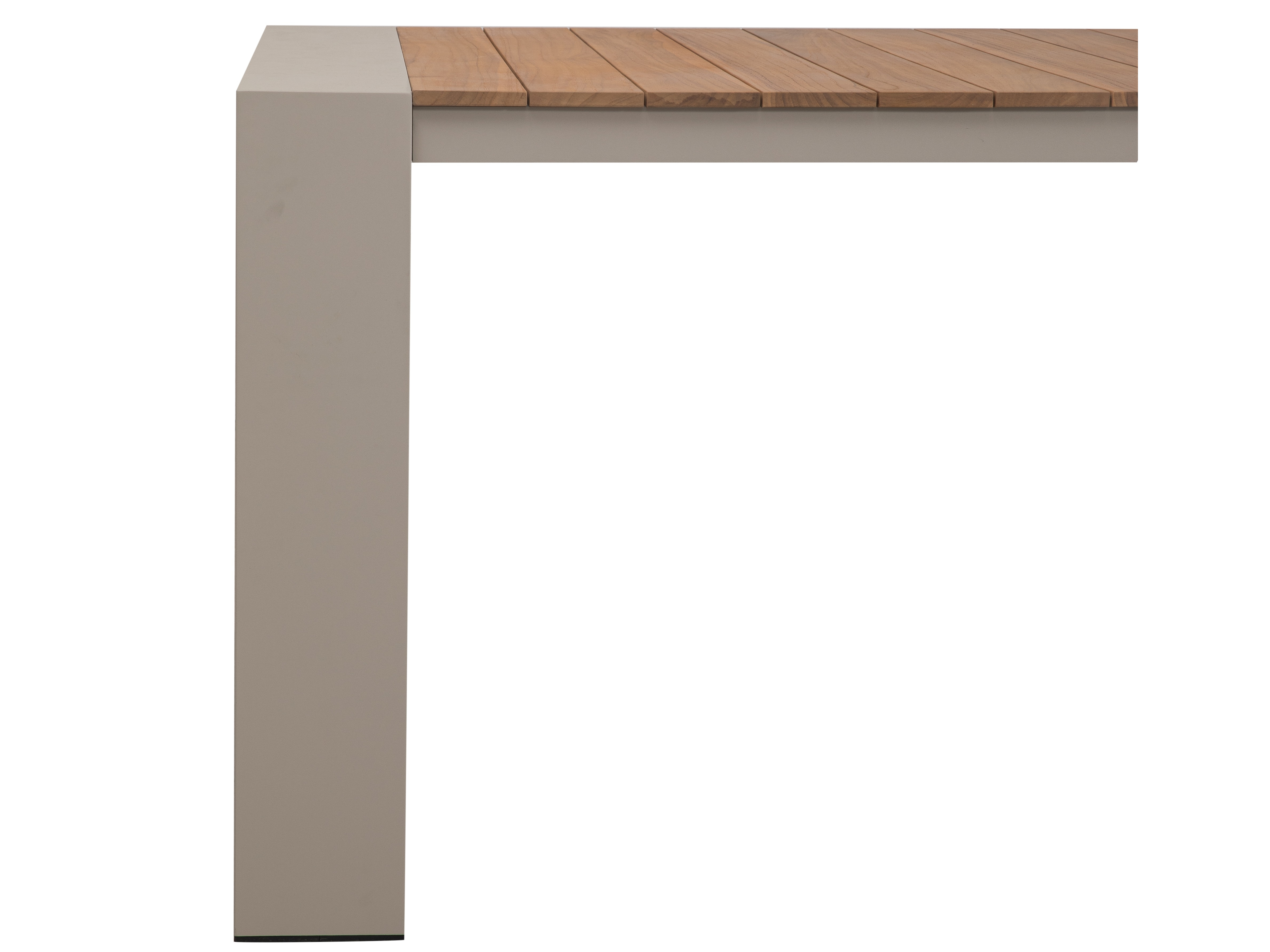 Torquay Outdoor Dining Table With Teak Top 5