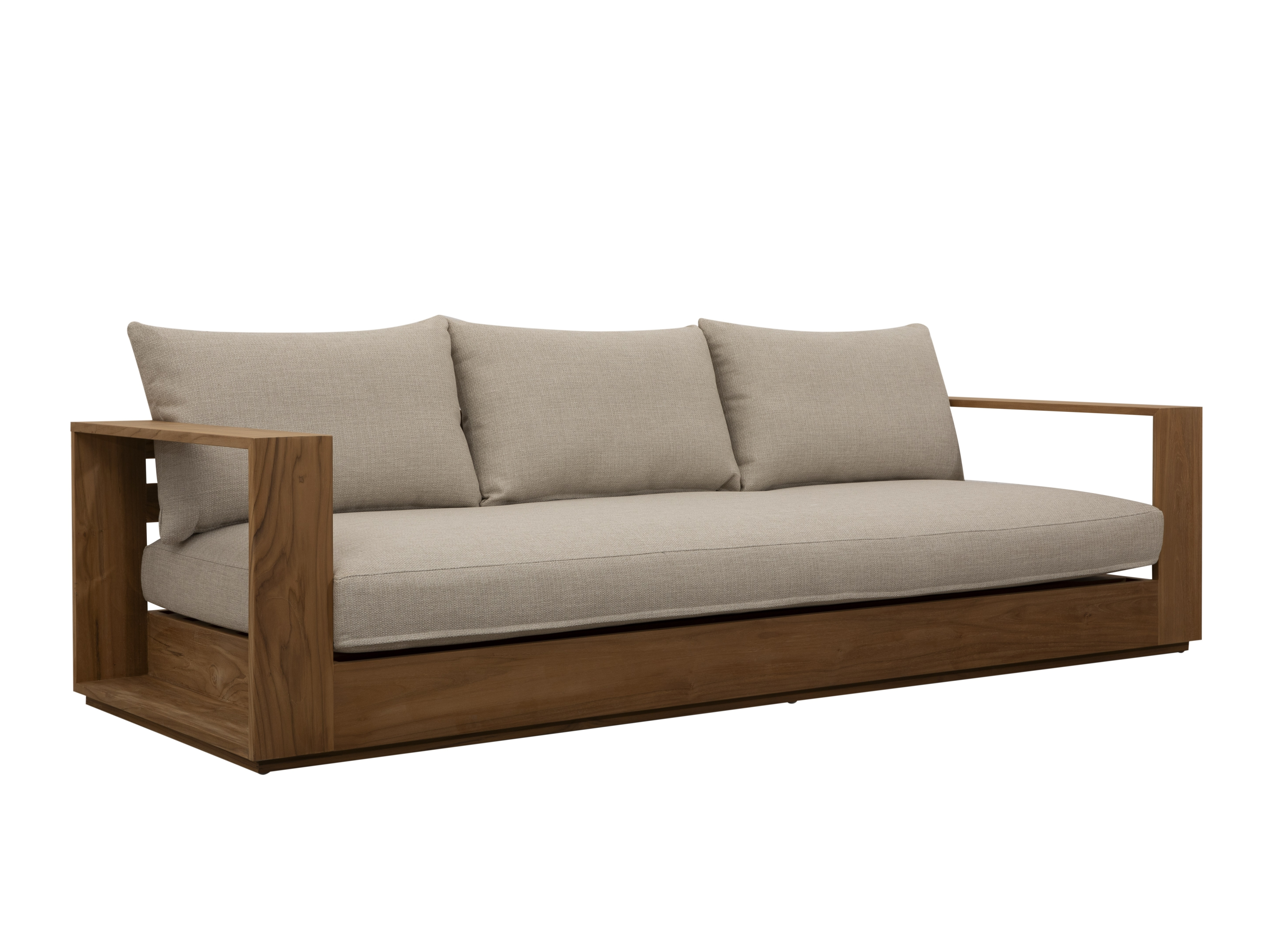 Mackay Teak Outdoor Three Seat Sofa 2