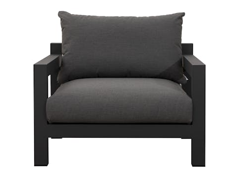 Byron Charcoal Outdoor Armchair