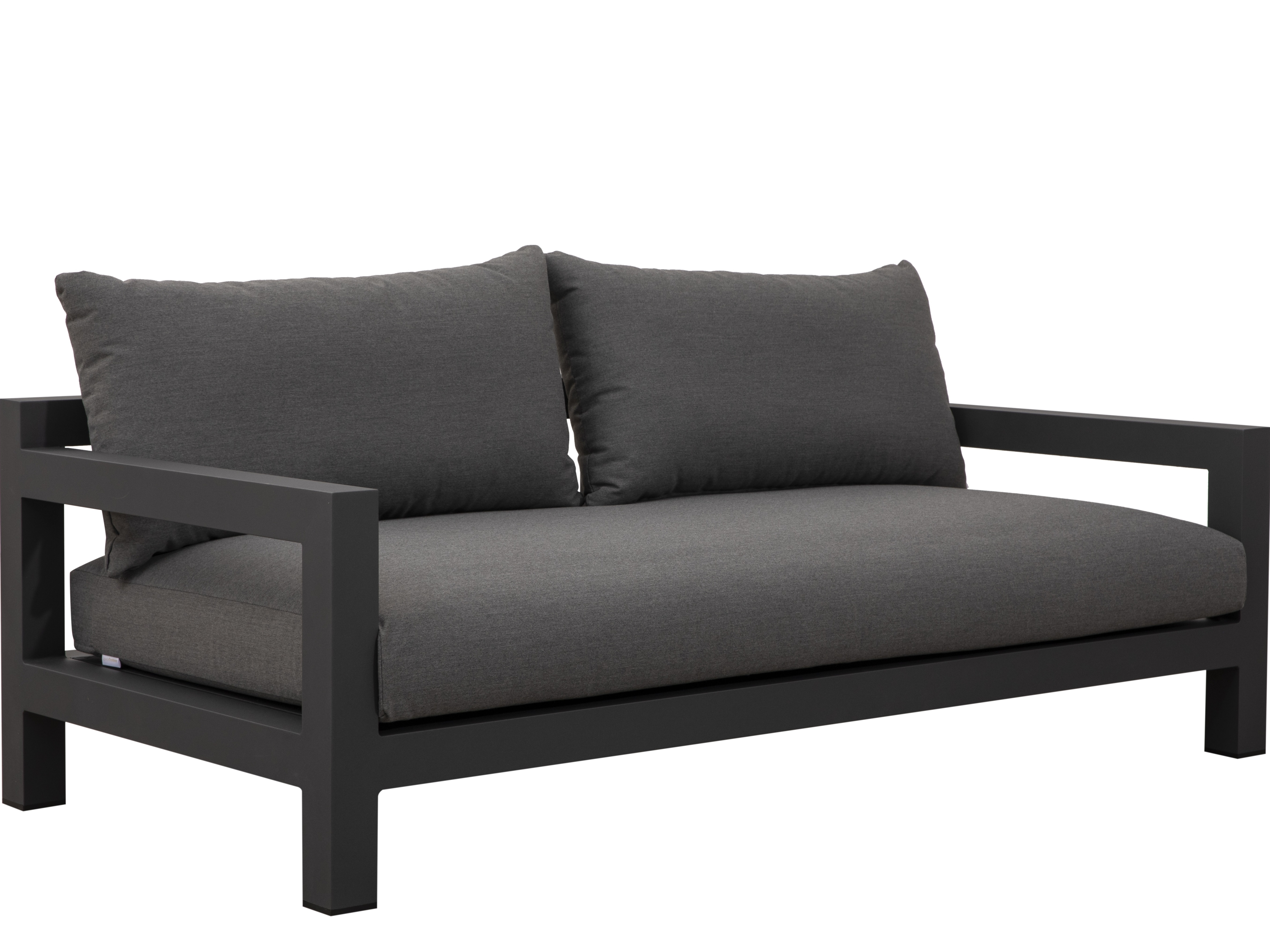 Byron Charcoal Outdoor Two Seat Sofa 2