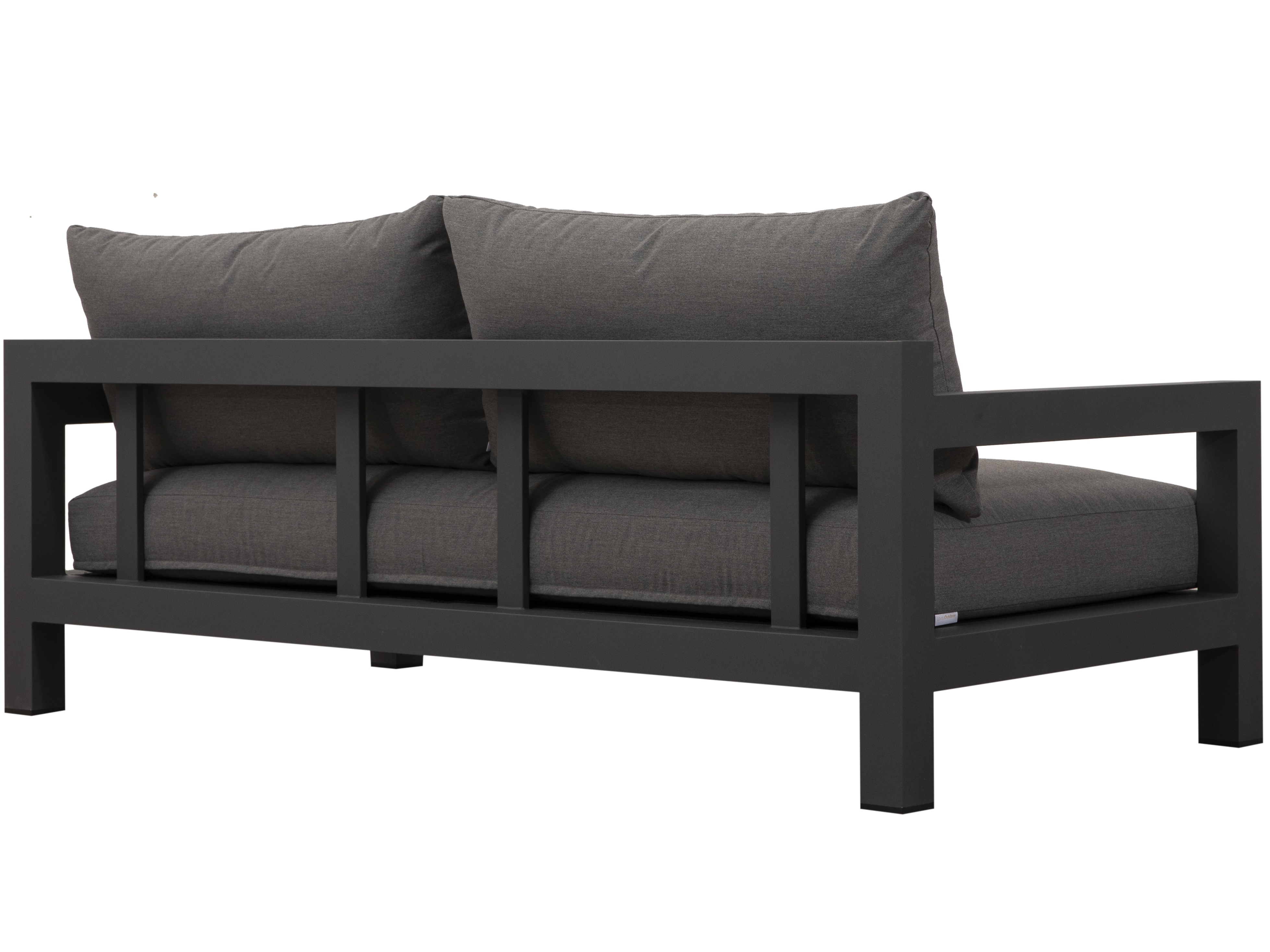 Byron Charcoal Outdoor Two Seat Sofa 4