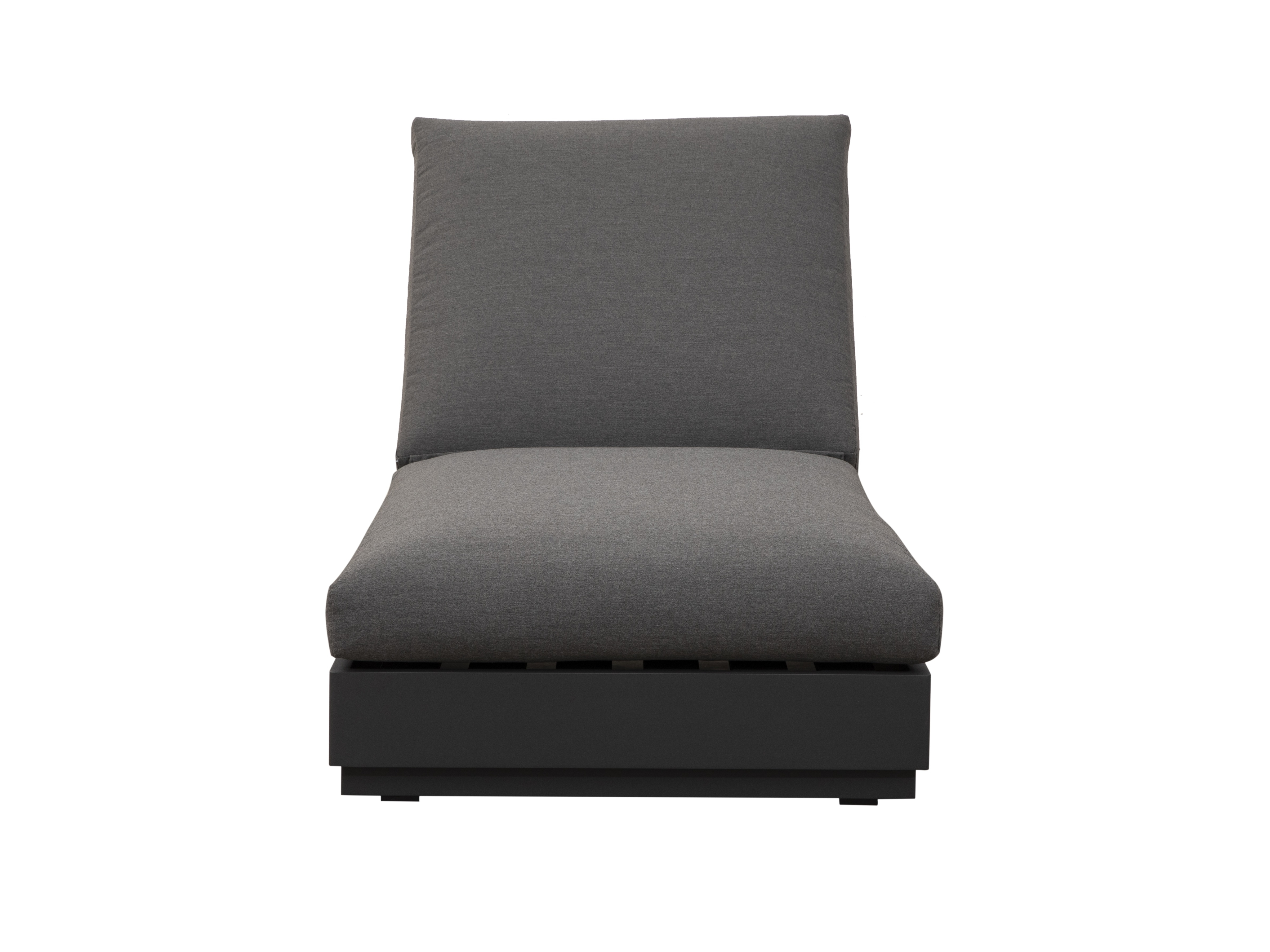 Byron Charcoal Outdoor Sunlounge 4