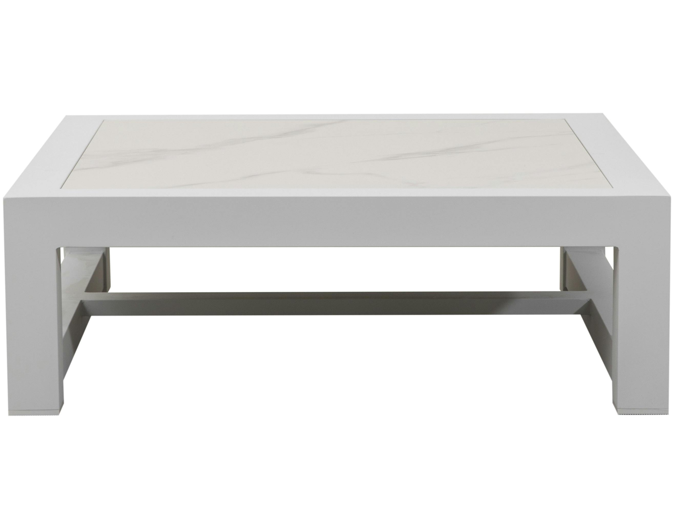 Byron White Outdoor Square Coffee Table