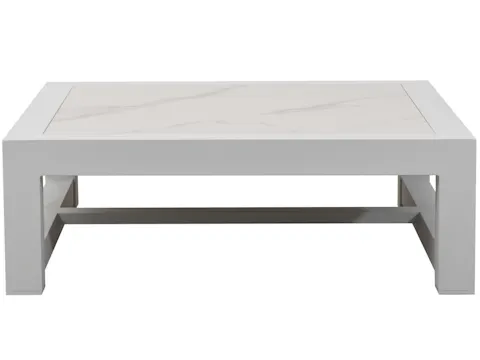 Byron White Outdoor Square Coffee Table